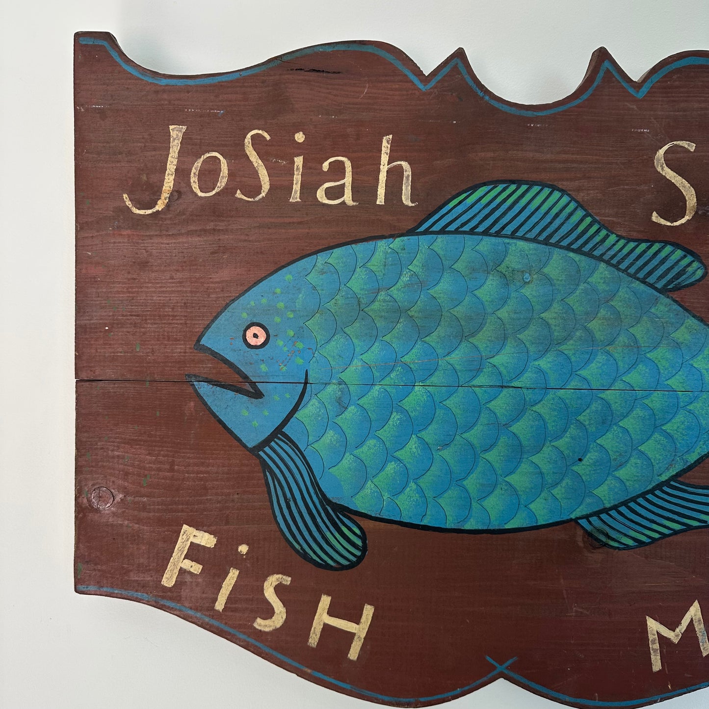 American Folk Art style Sign. C1960