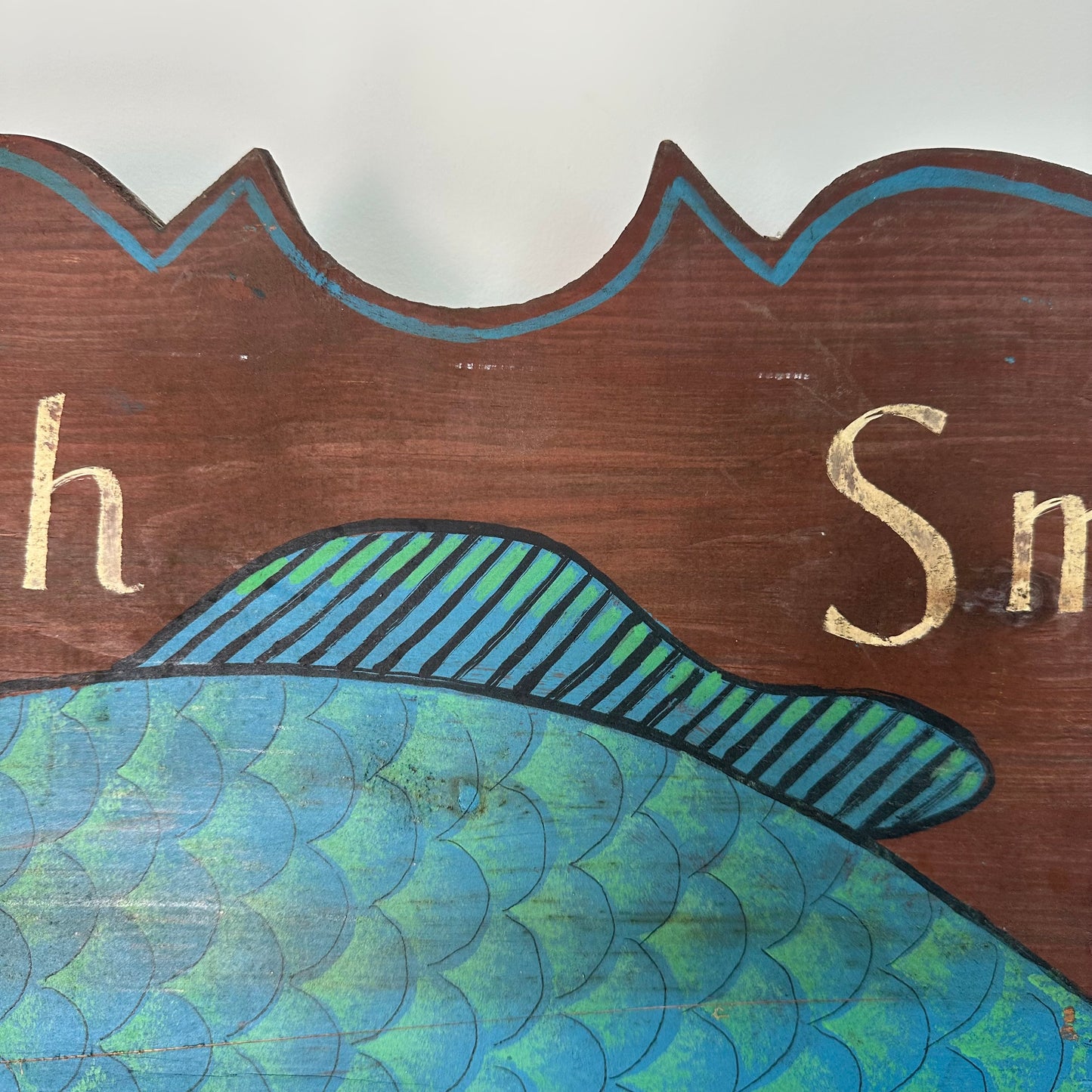 American Folk Art style Sign. C1960