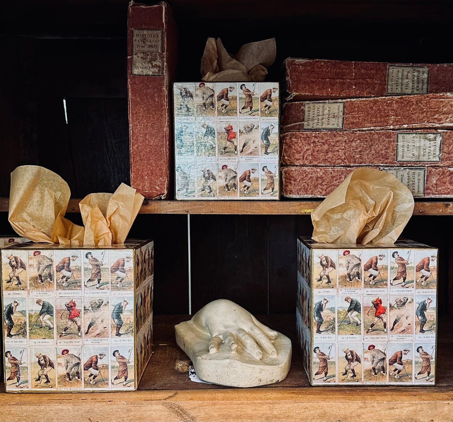 Papier Mâché Tissue Box Cover