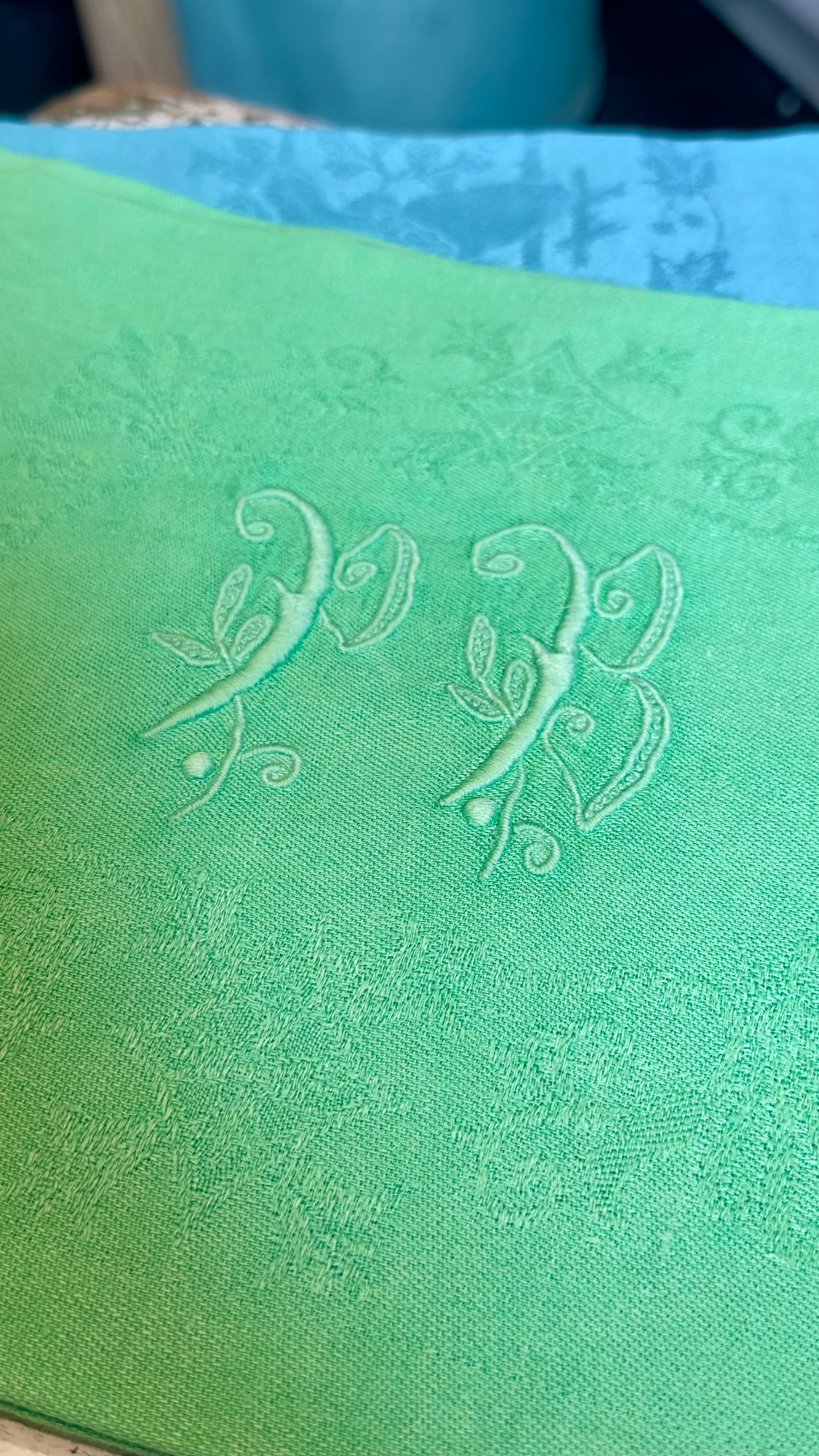 French Damask Napkind. Mixed Sets of 8
