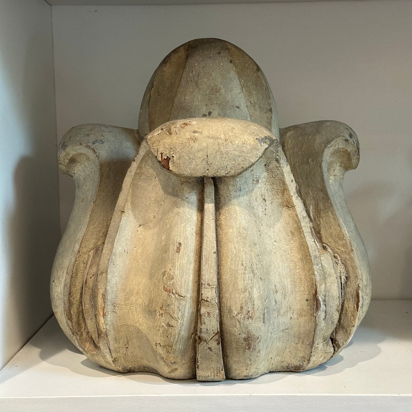 Sold ❌19th Century Finial in Wood. Original paint.