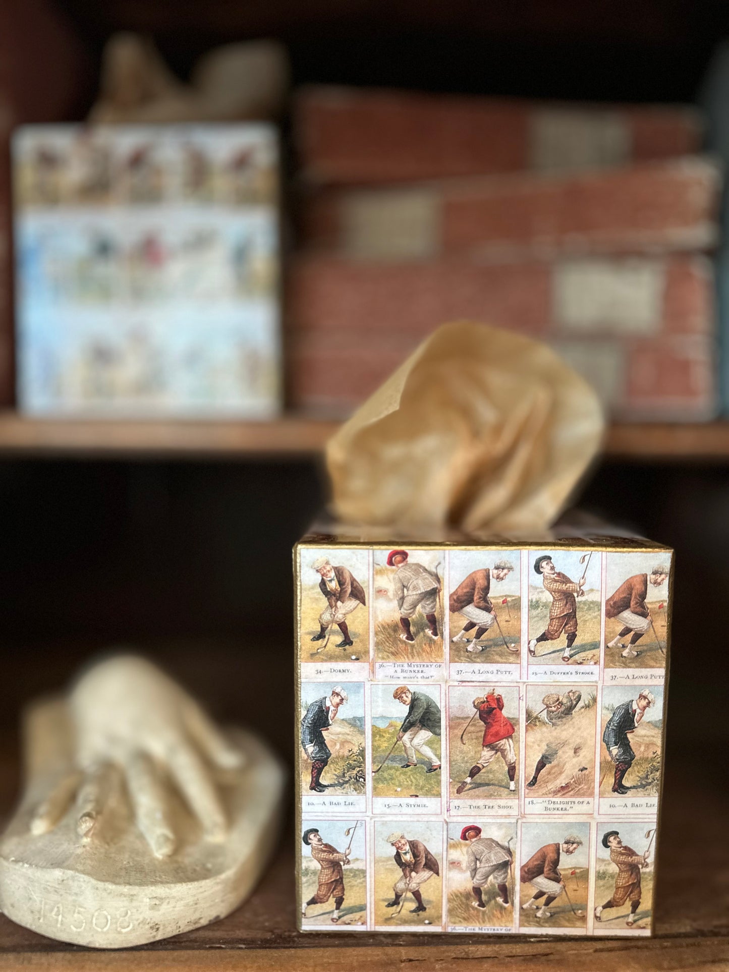 Papier Mâché Tissue Box Cover