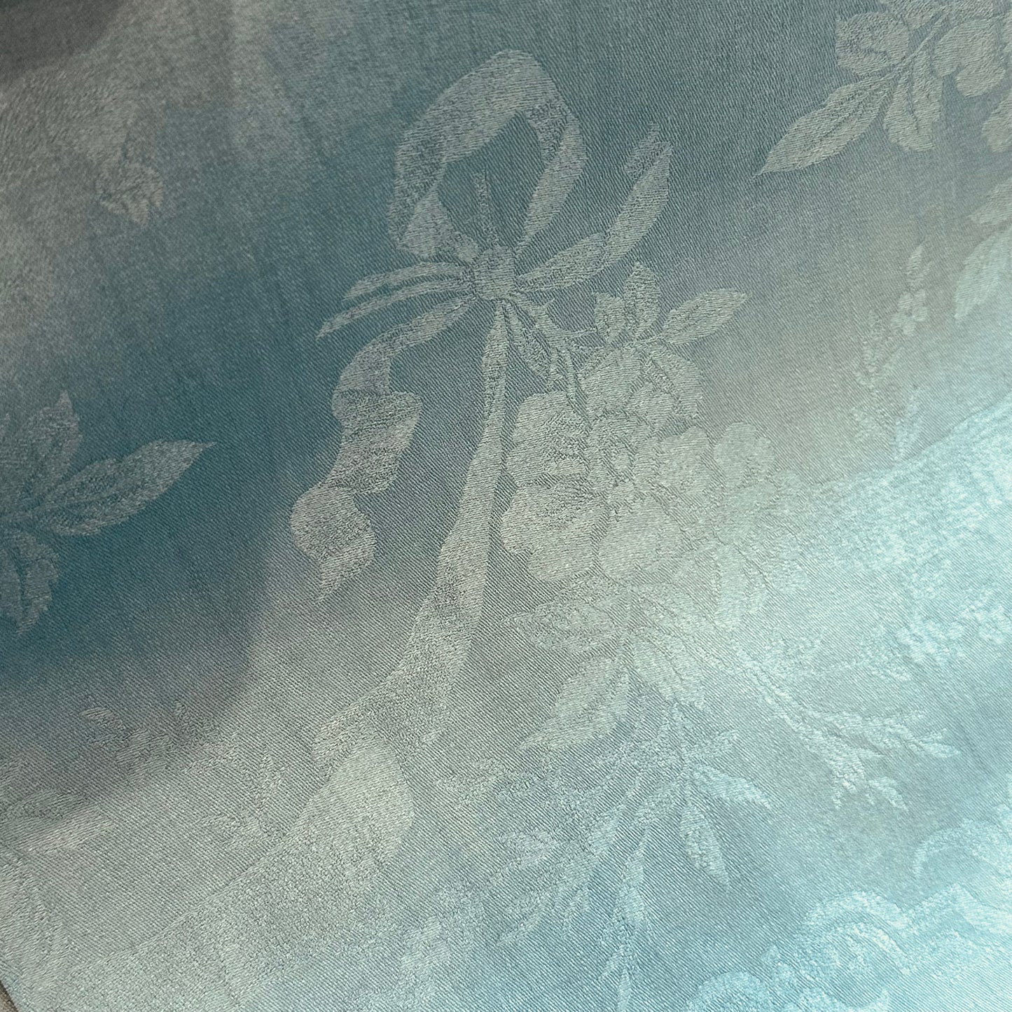 Jade Green Hand Dyed Vintage Napkins.