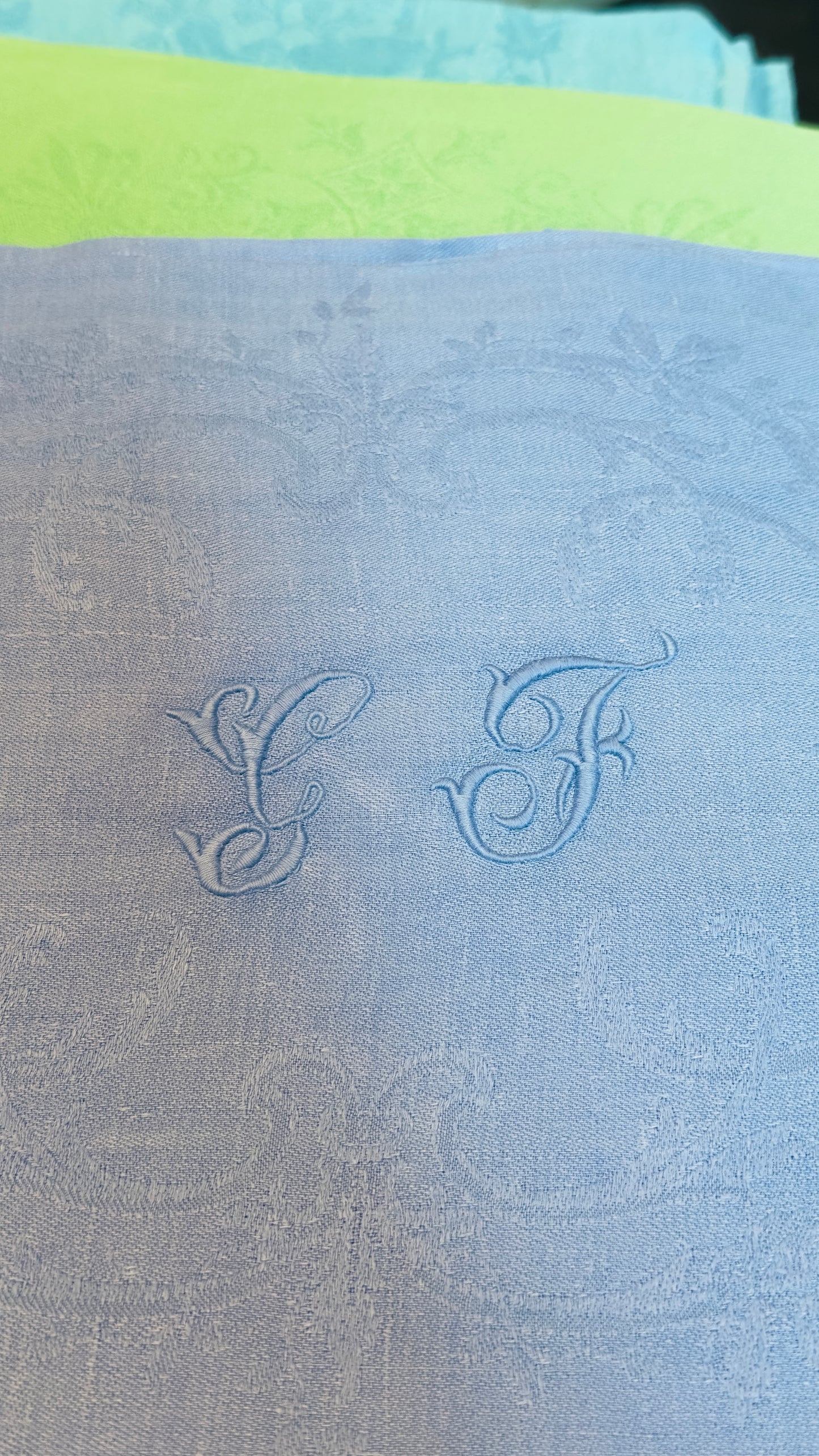 French Damask Napkind. Mixed Sets of 8