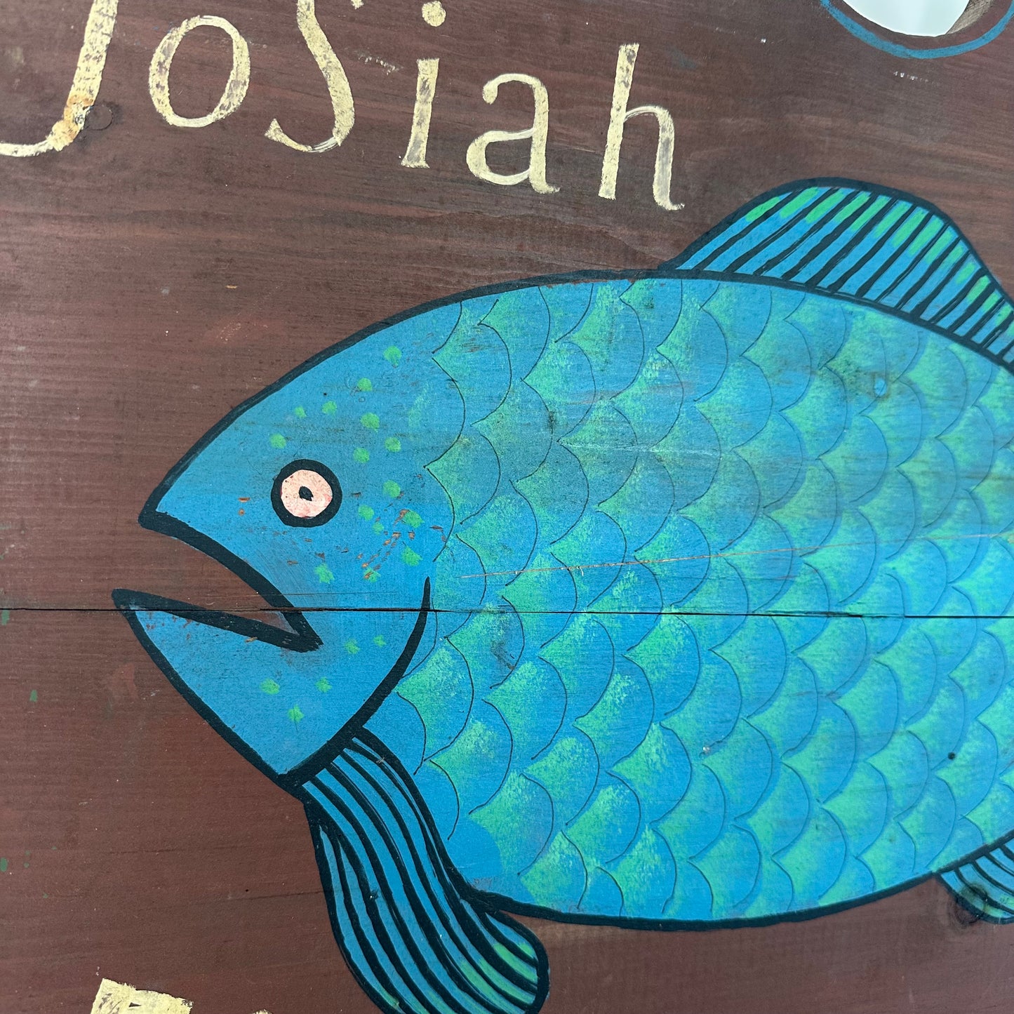 American Folk Art style Sign. C1960