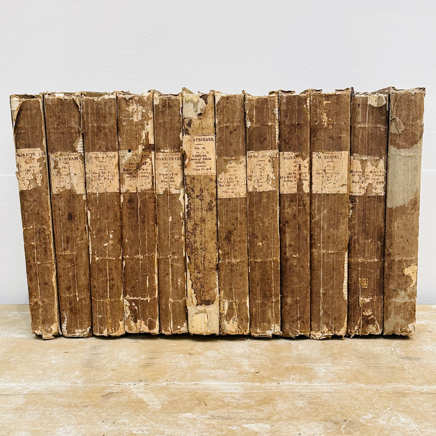Set of 12 19th Century Shakespeare Plays
