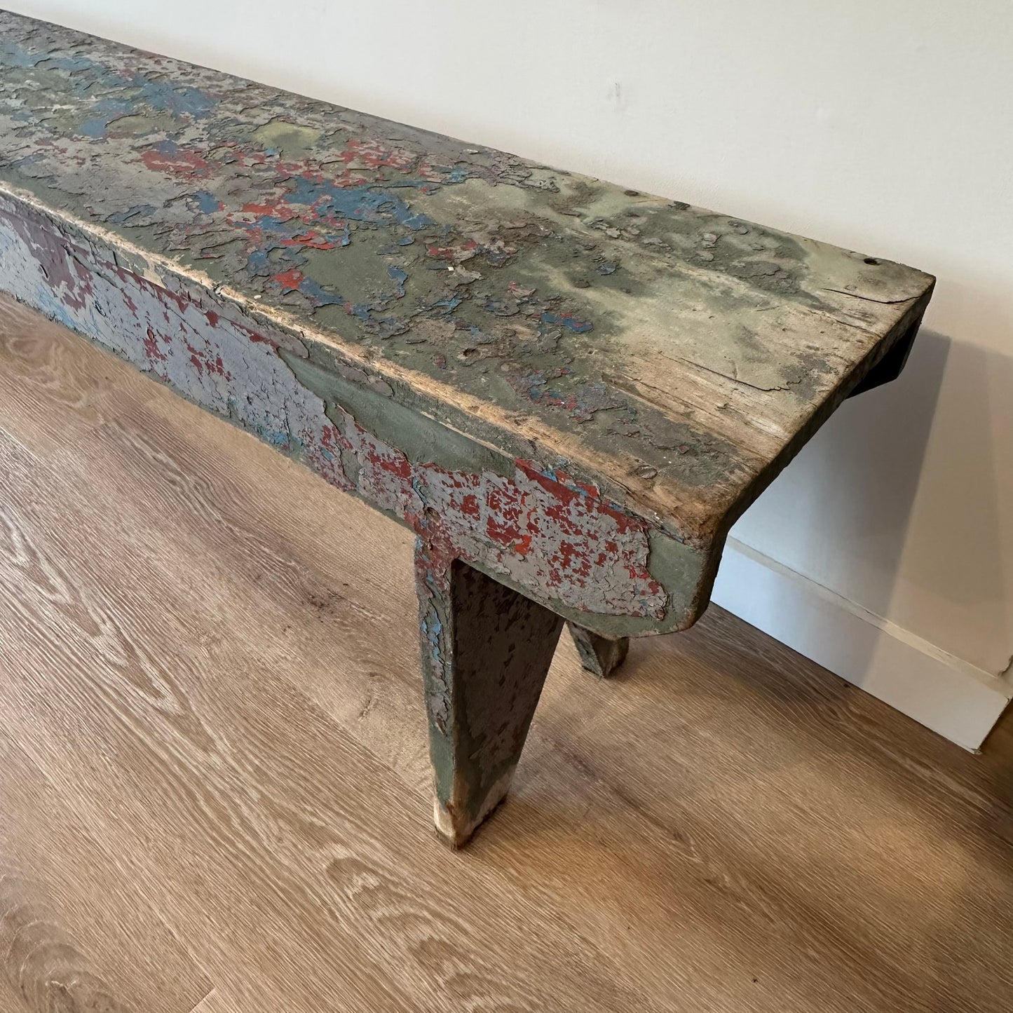 Exceptional School, Bench, American Early 19th C, Painted