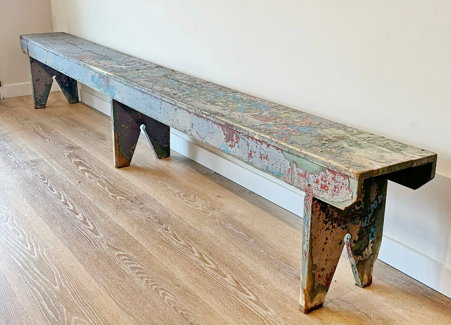 Exceptional School, Bench, American Early 19th C, Painted