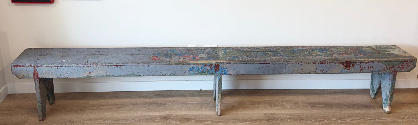 Exceptional School, Bench, American Early 19th C, Painted