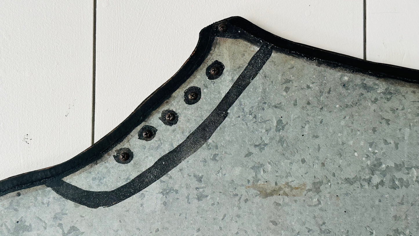 Shoe Repair Trade Sign on Wood