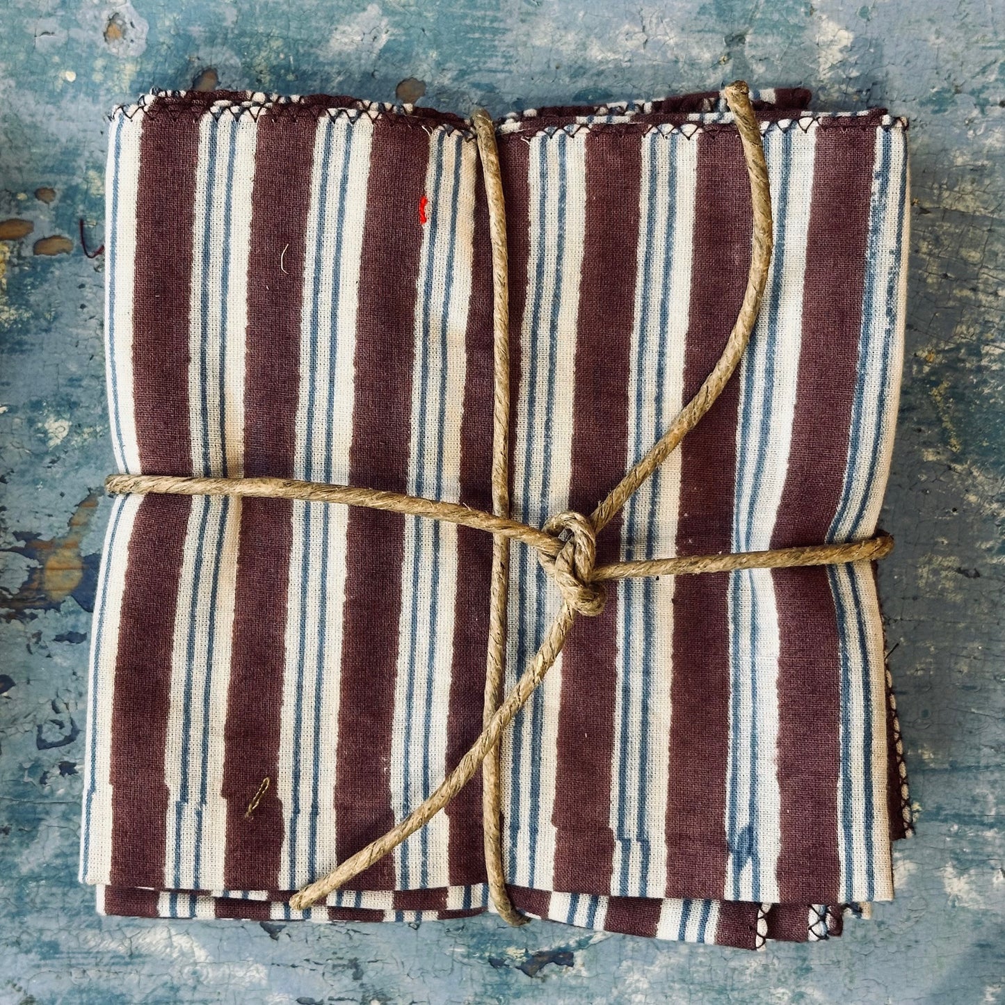 Cotton Napkins, Sets of Four, 18 x 18