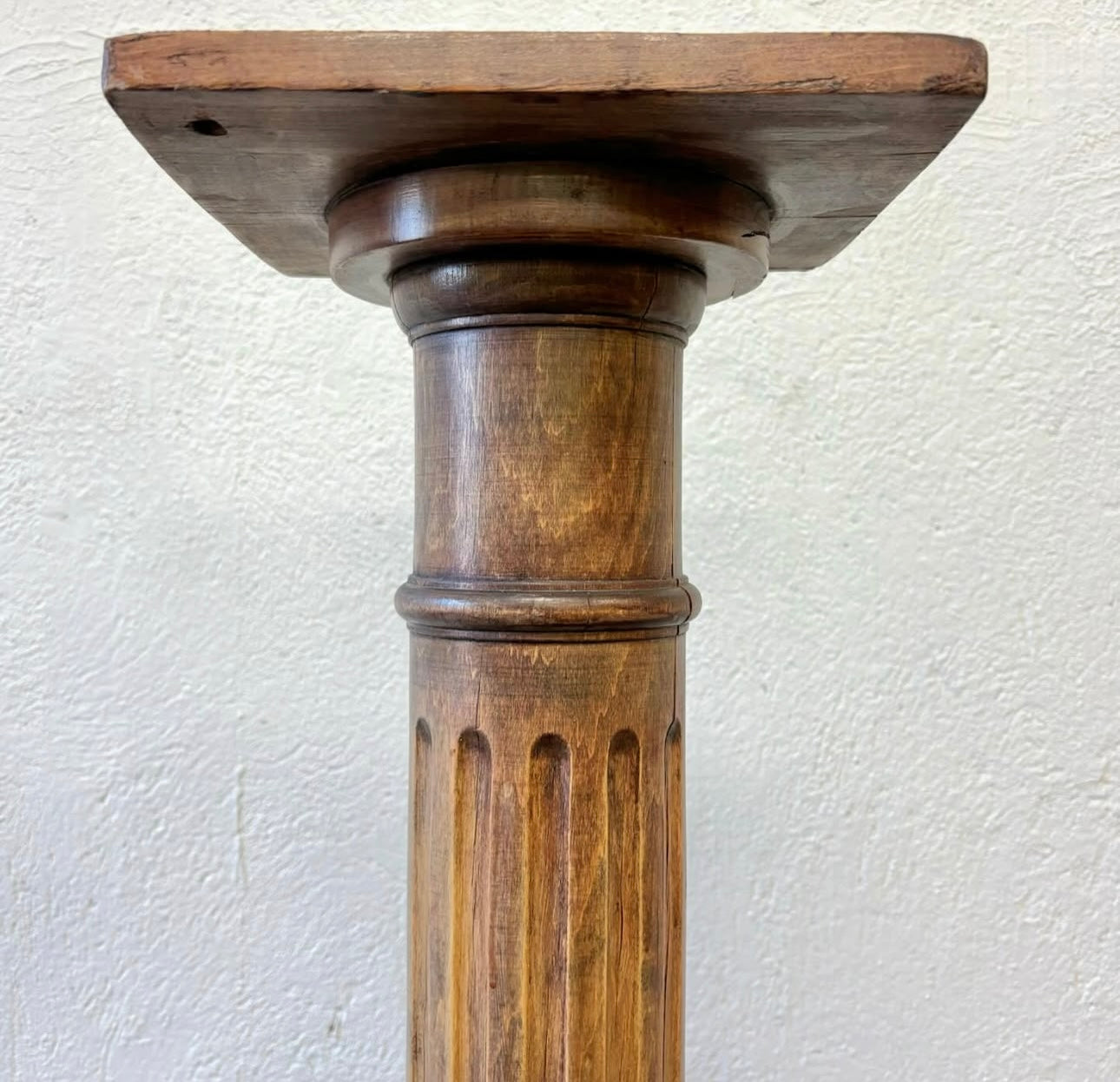 19th C Pine Pedestal for Display