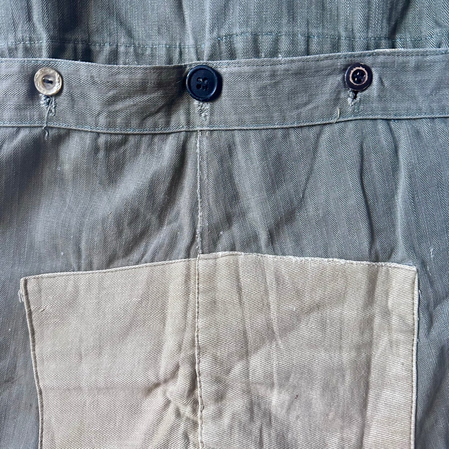 Vintage Childs Pilot Flying Jumpsuit in Army Green