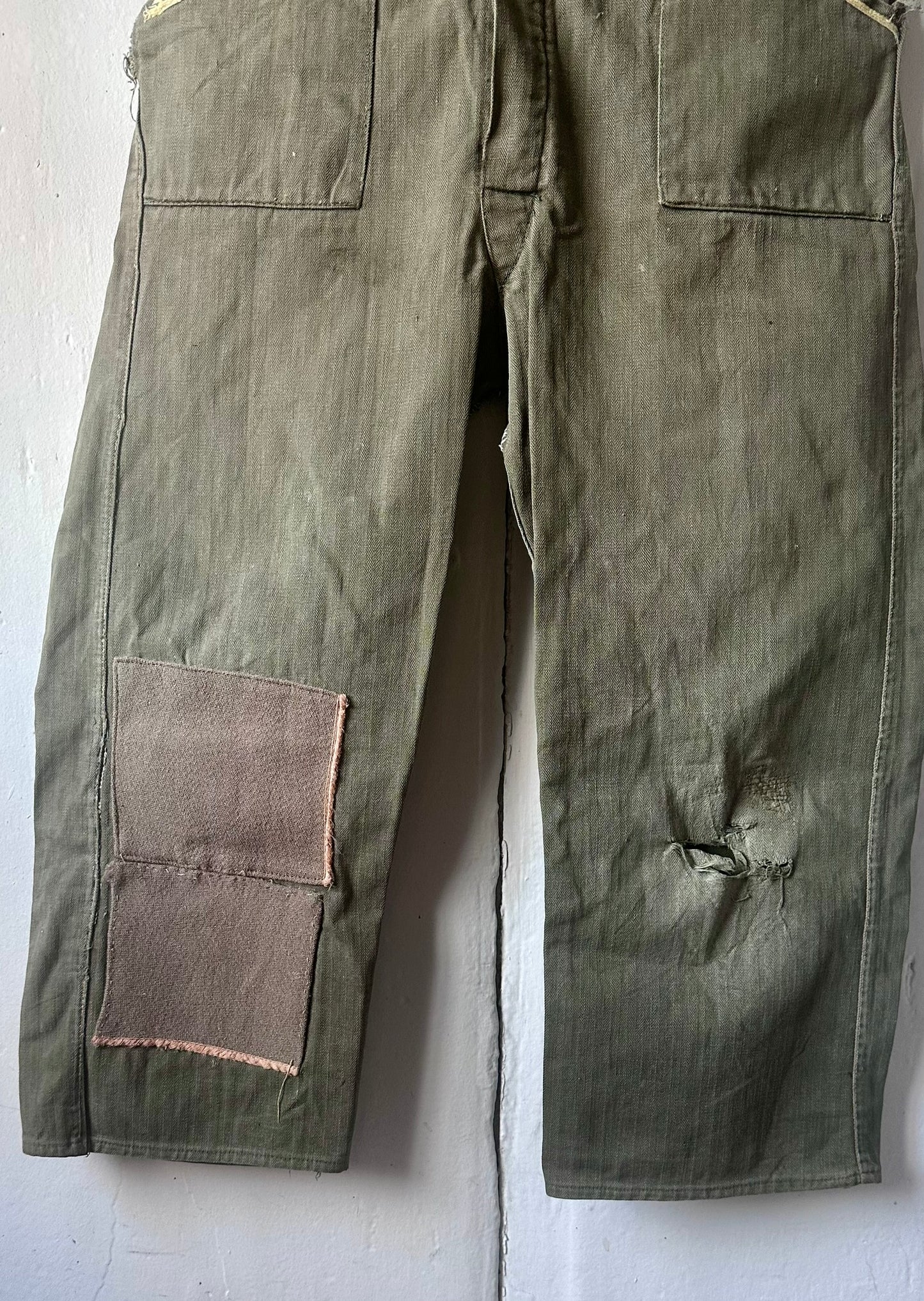 Vintage Childs Pilot Flying Jumpsuit in Army Green