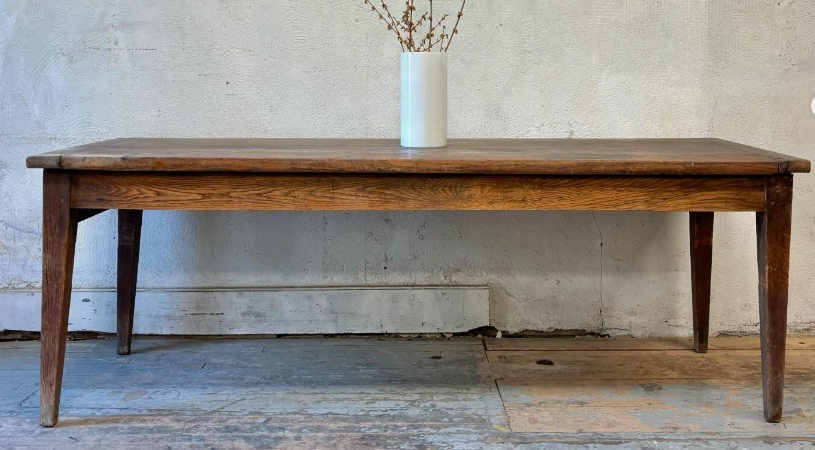 French 19th C Dining Table, farmhouse table