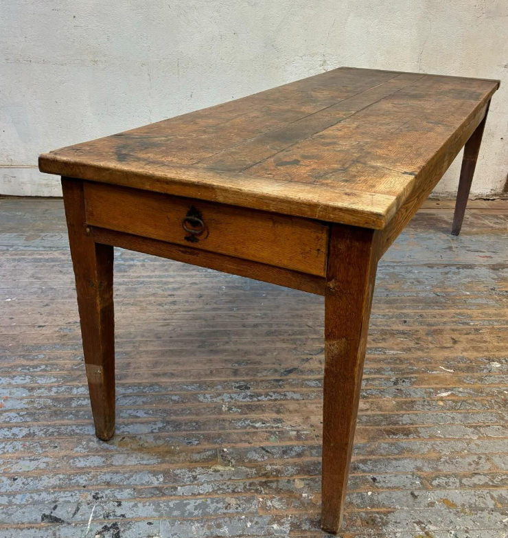 French 19th C Dining Table, farmhouse table