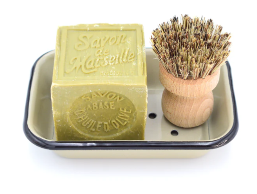 Enameled Soap Dish in Enamel, New