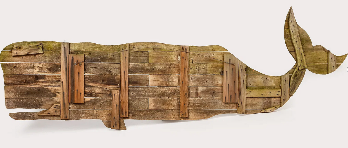 Large Whale Trade Sign, c 1920