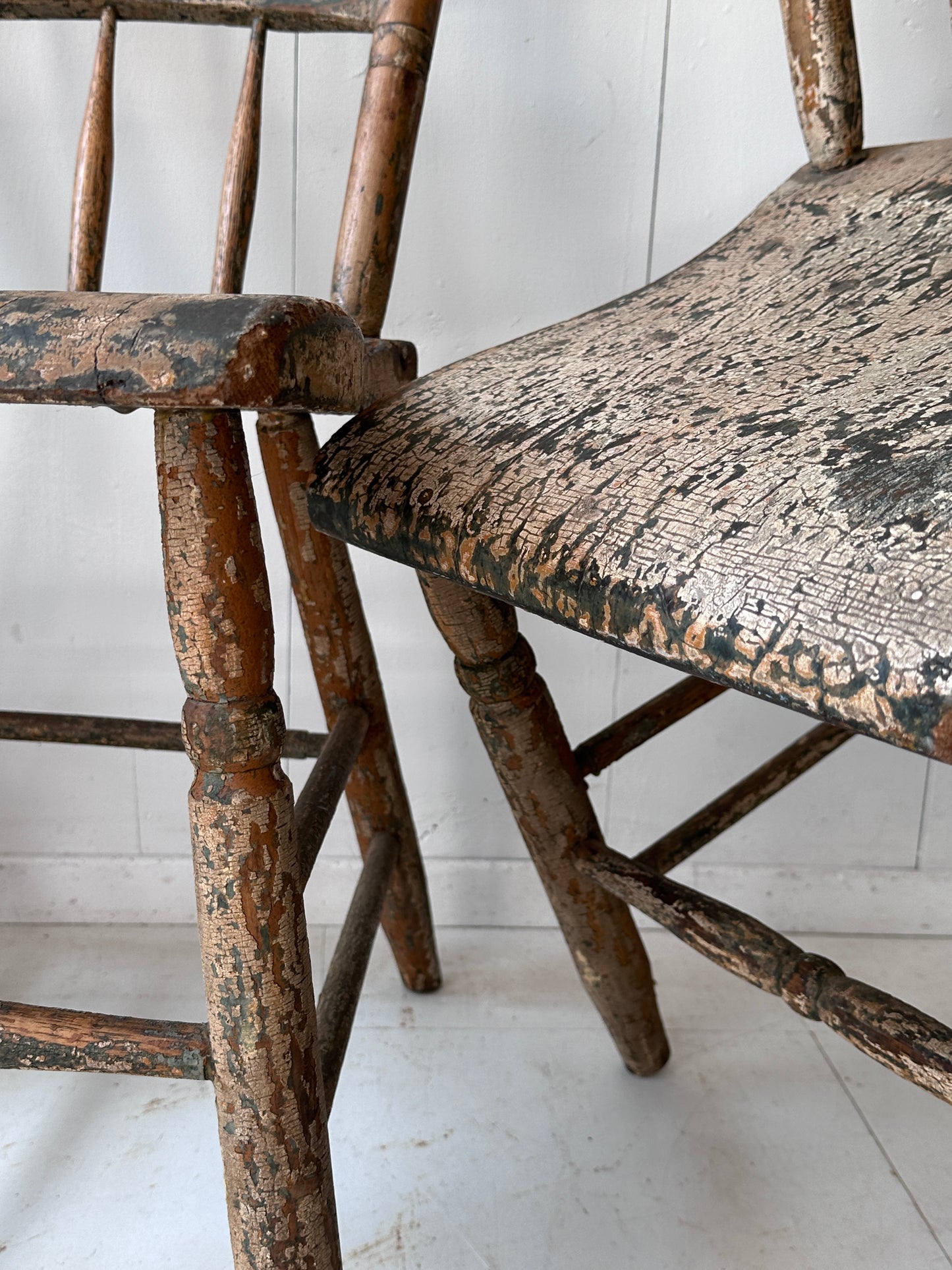 Pair of Rustic Side Chairs, c 1900