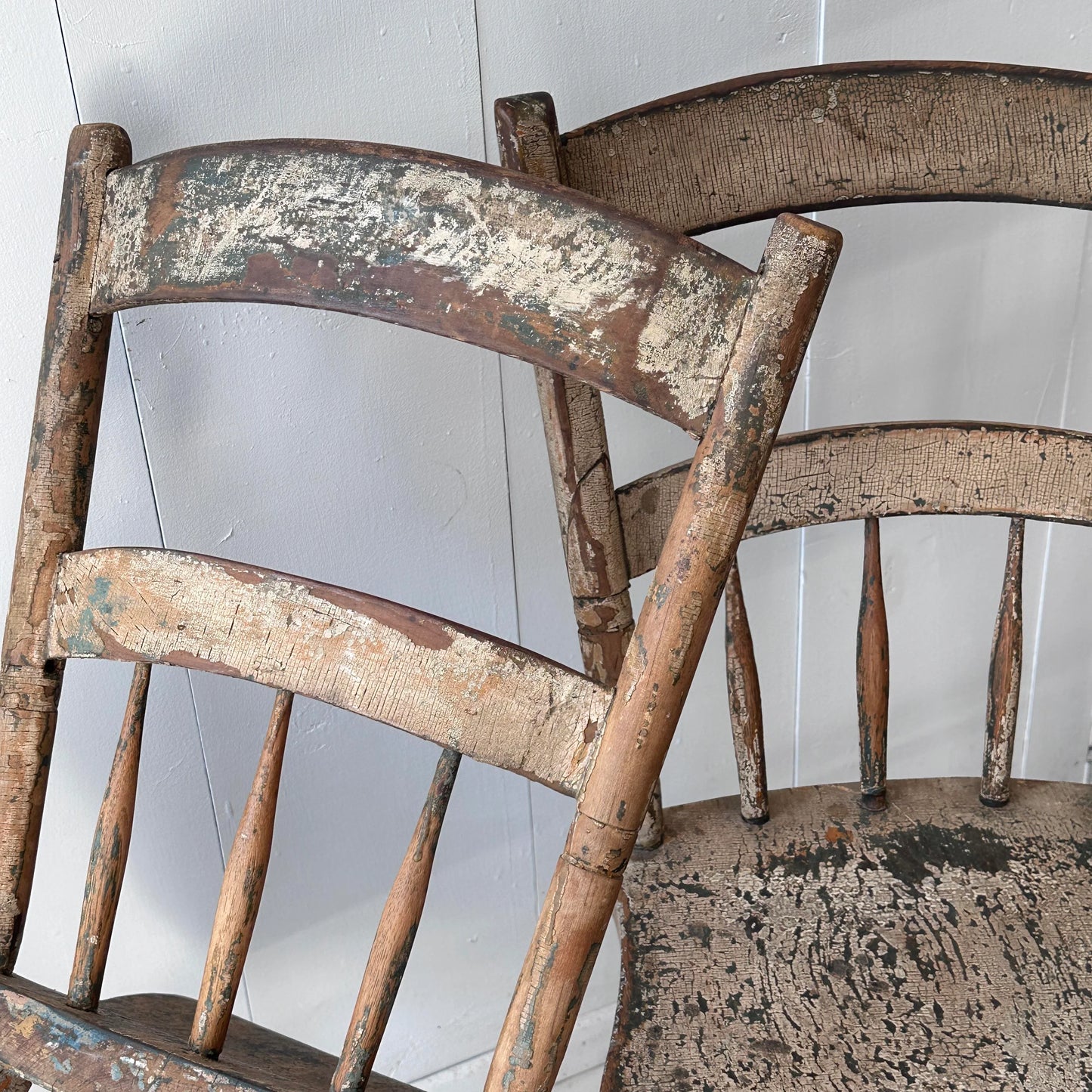 Pair of Rustic Side Chairs, c 1900