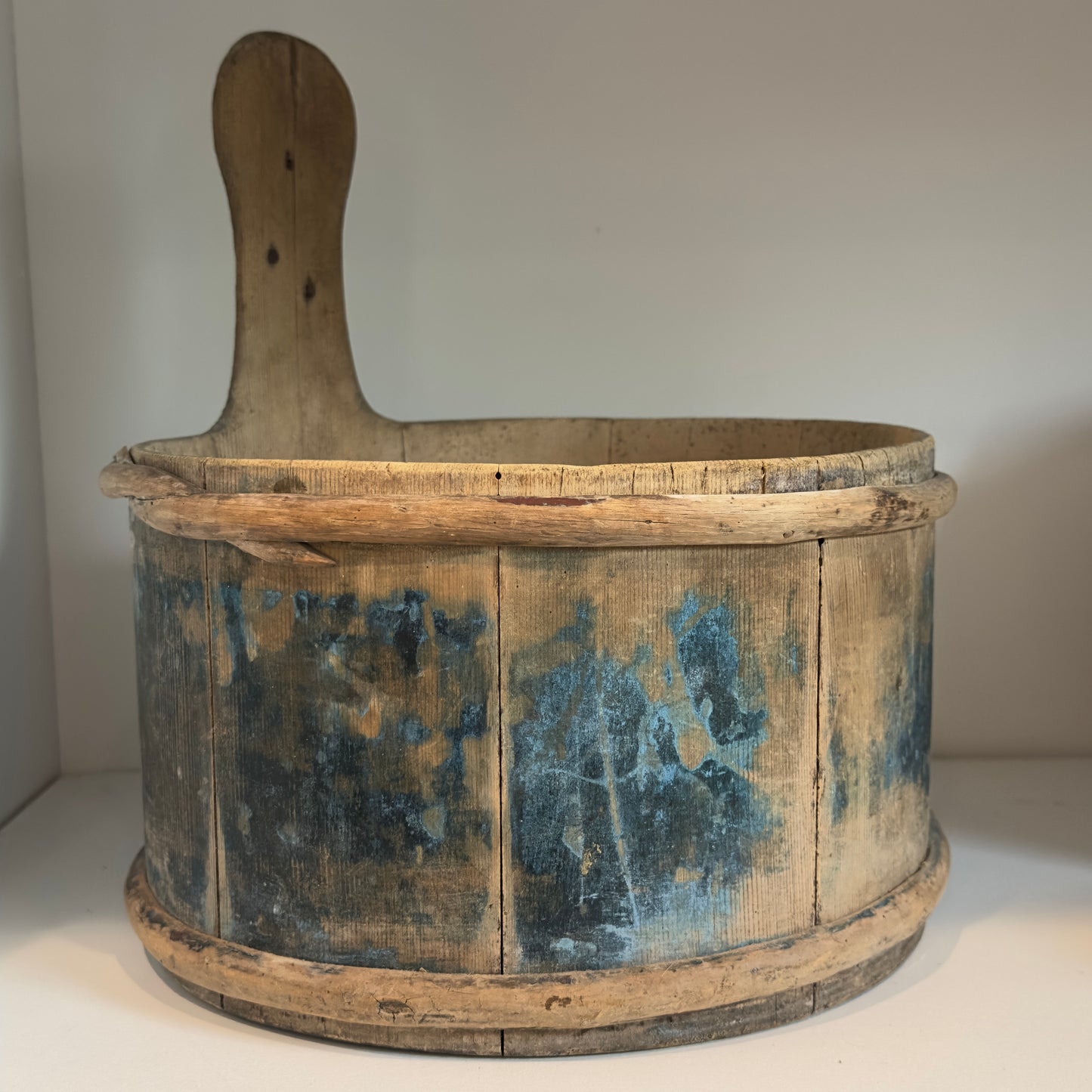 19th C Swedish Grain Scoop or bucket