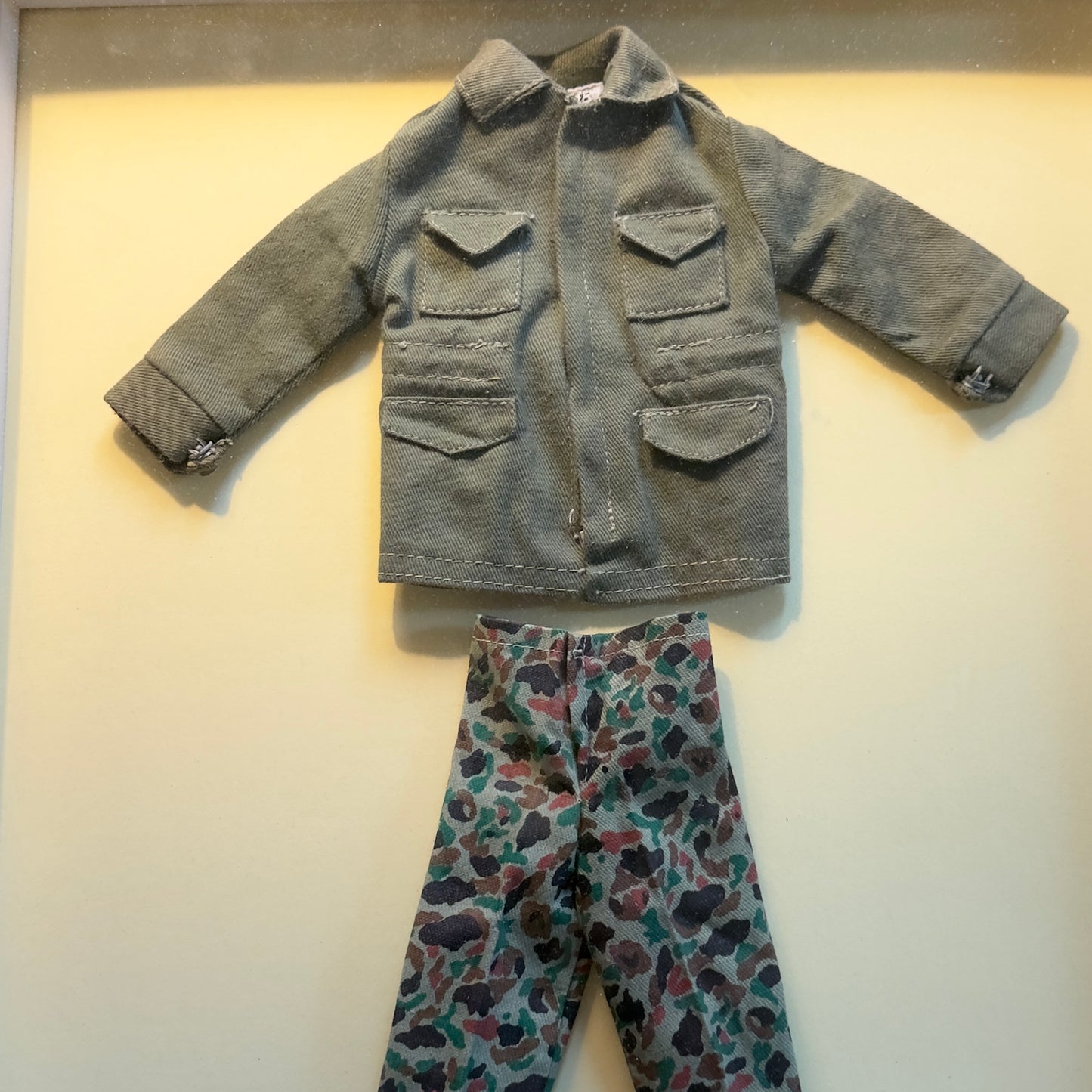 GI JOE framed uniforms