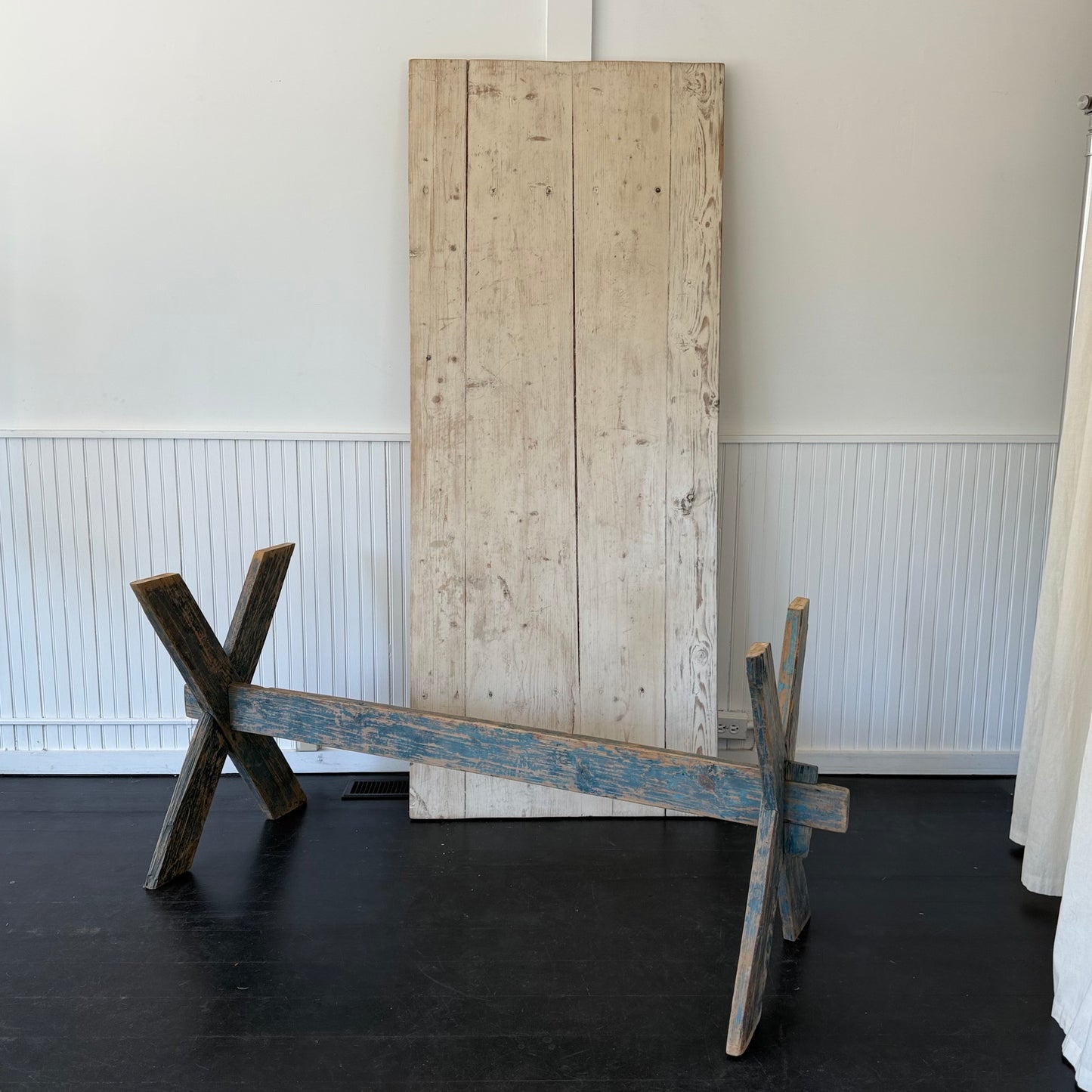Swedish Trestle Table Vintage