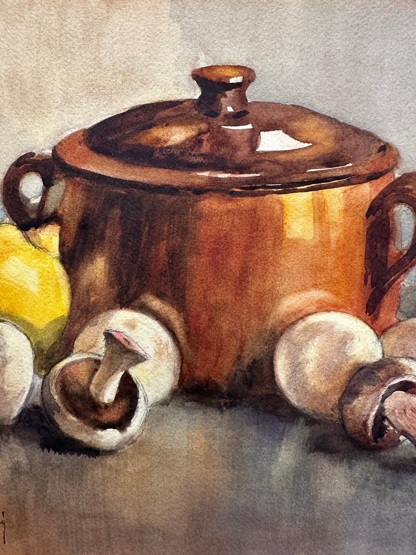 Watercolour Still life, on Paper. French c 1920