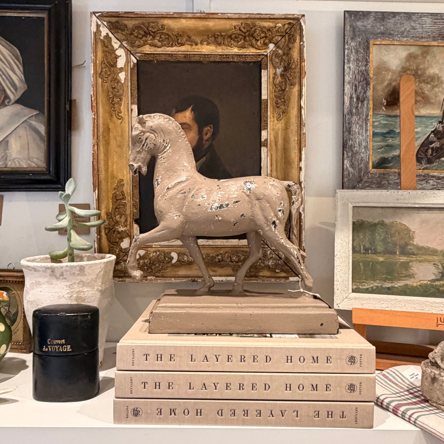Cast Iron Horse Door Stop