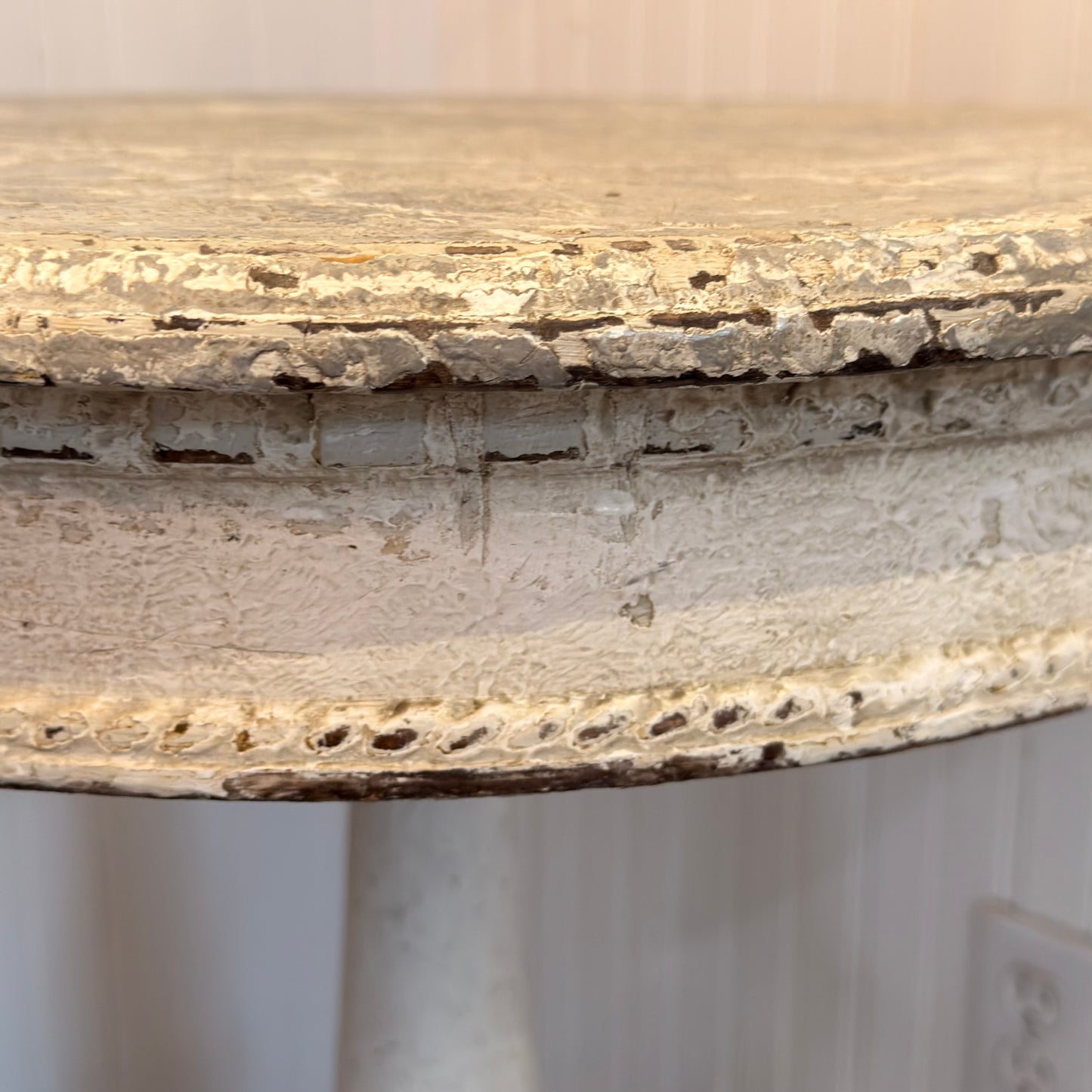 Pair Painted Side Tables.  Swedish c 1910