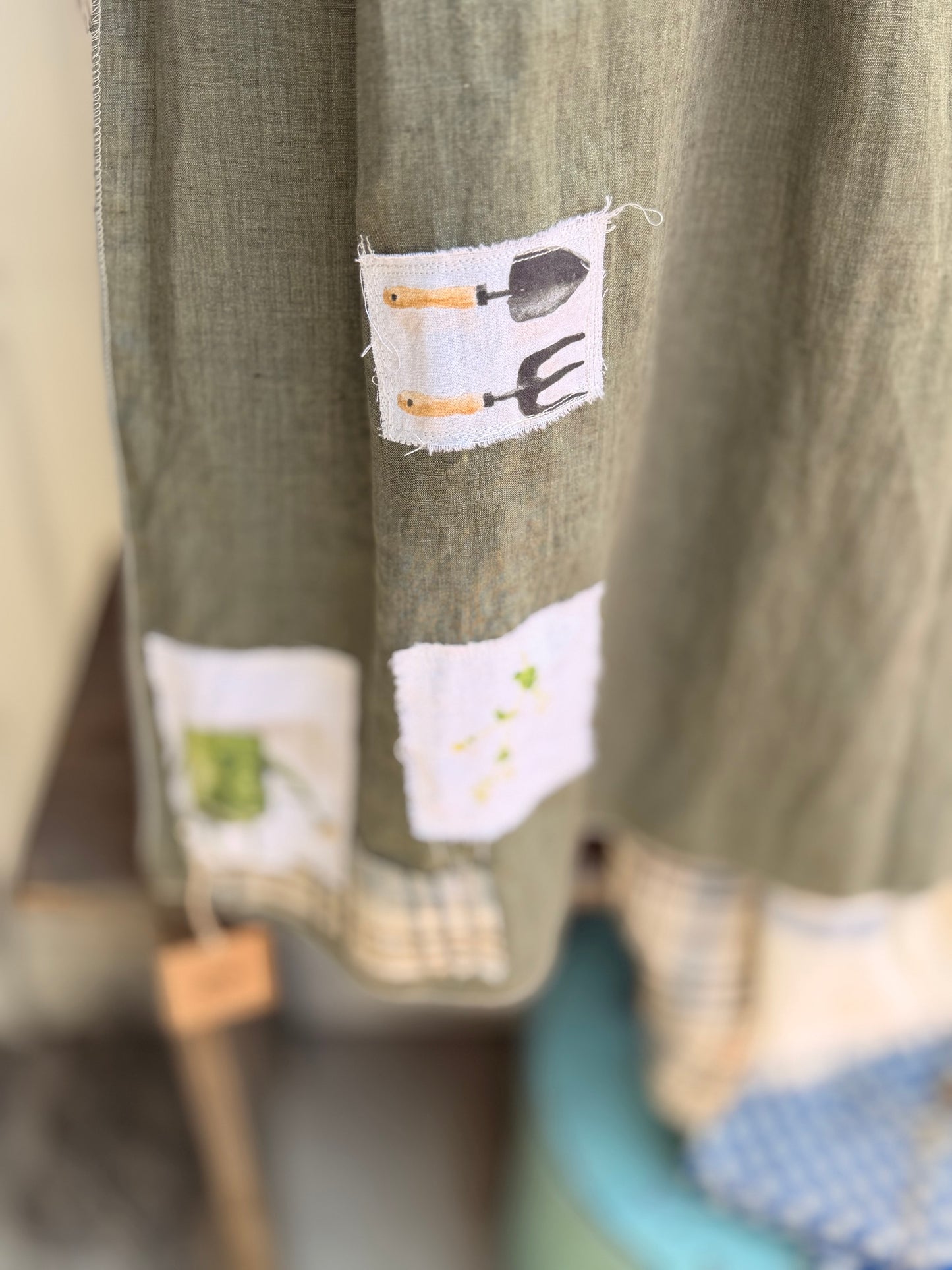Patchwork Wraps, Scarves in Vintage Fabrics