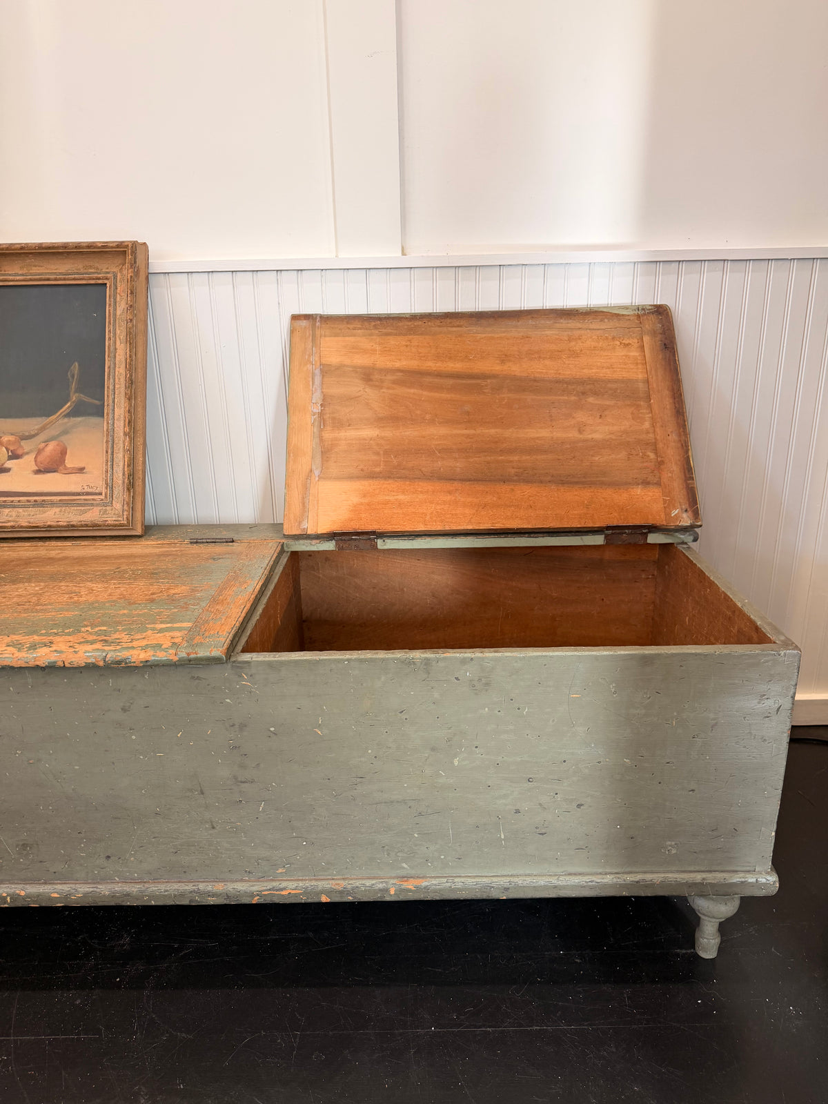 19th Century American Painted Trunk
