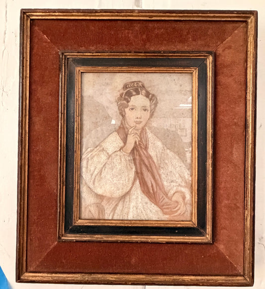 Portrait of a Victorian Lady, Unusual Frame