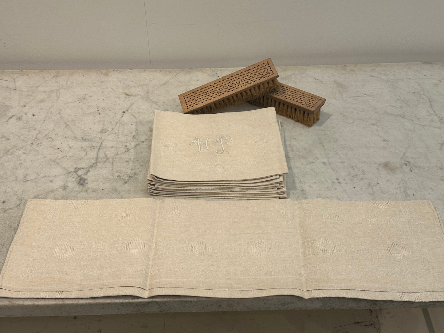 French 19th C napkins. Various sets and colors available.