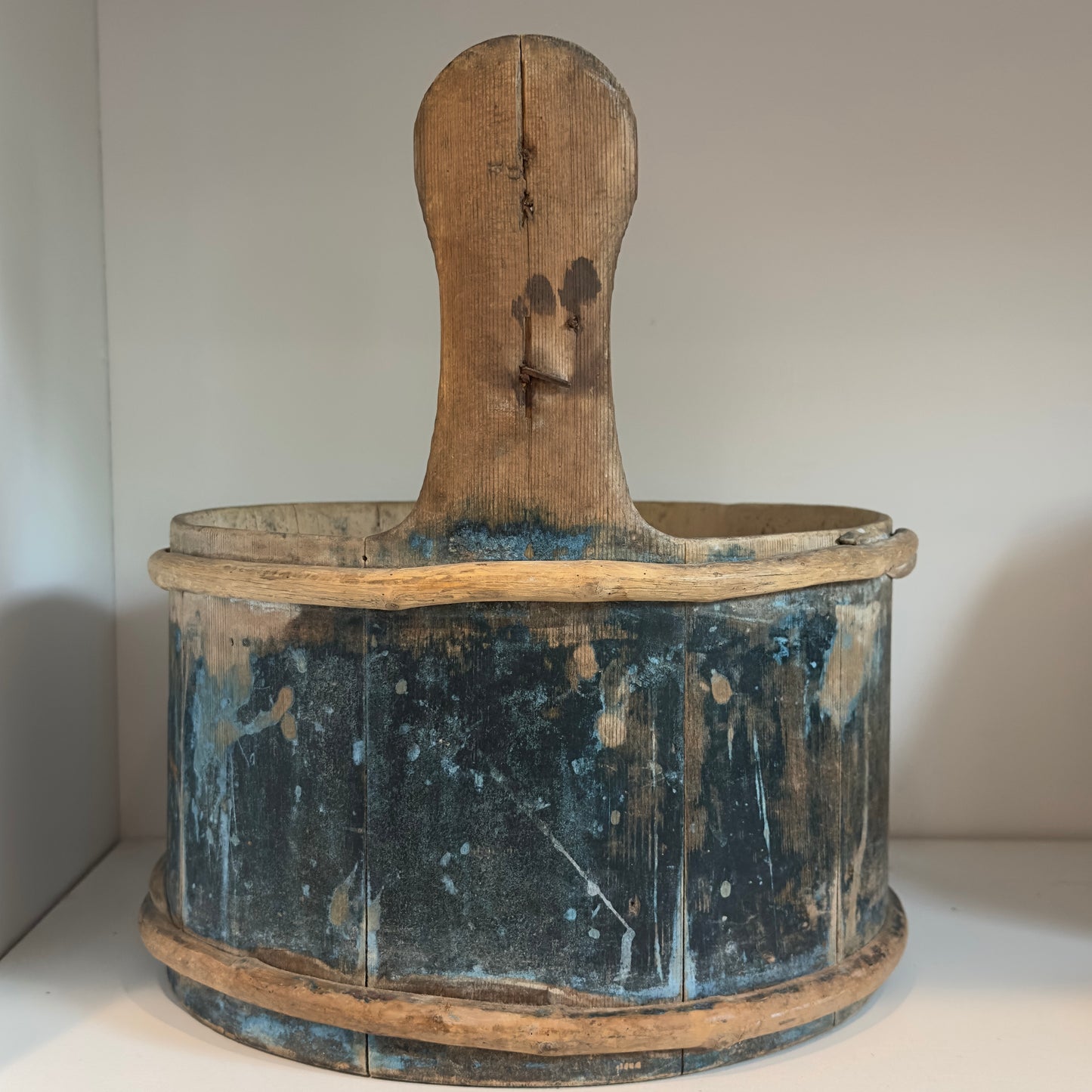 19th C Swedish Grain Scoop or bucket
