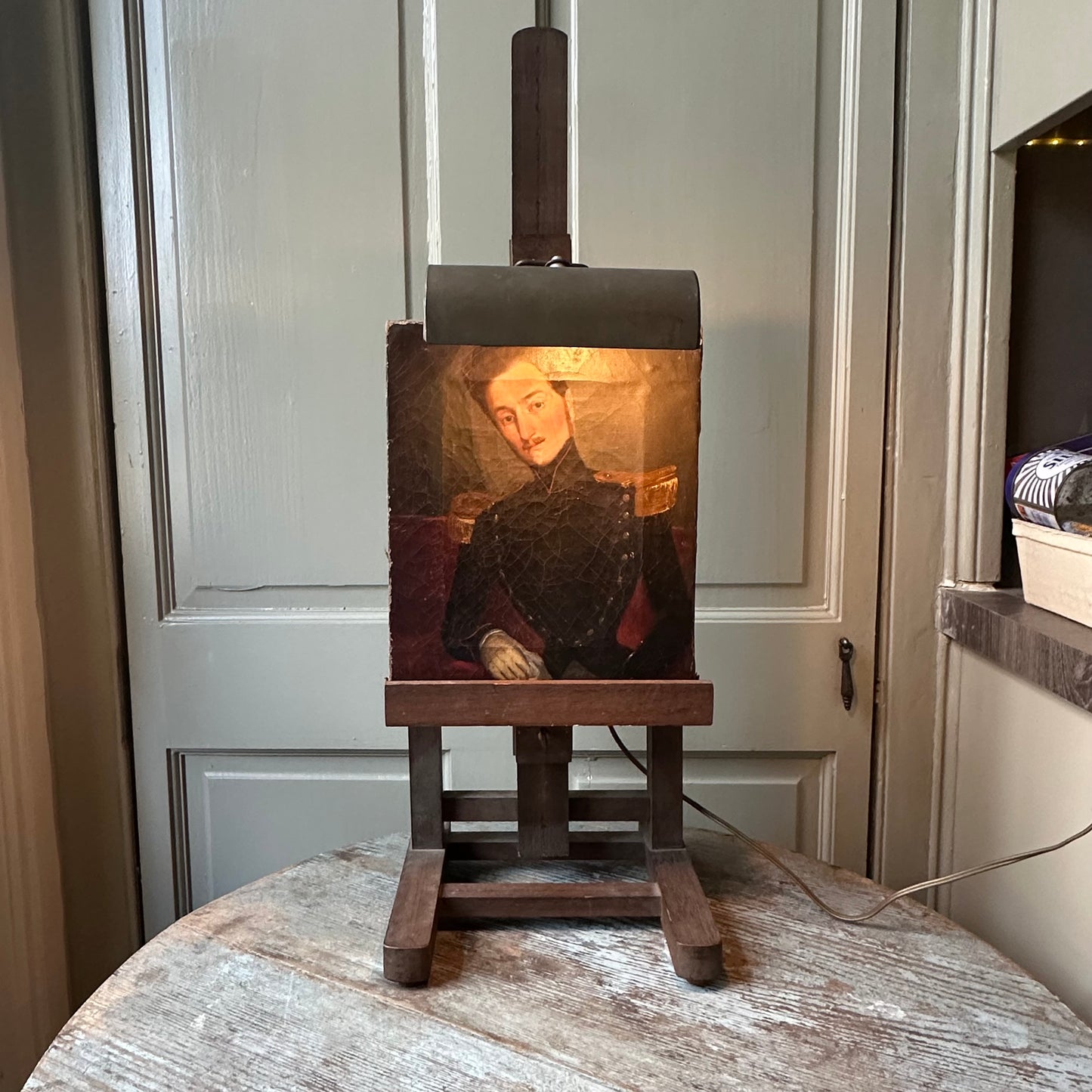 Exceptional Portrait of young man in Uniform French 19th C