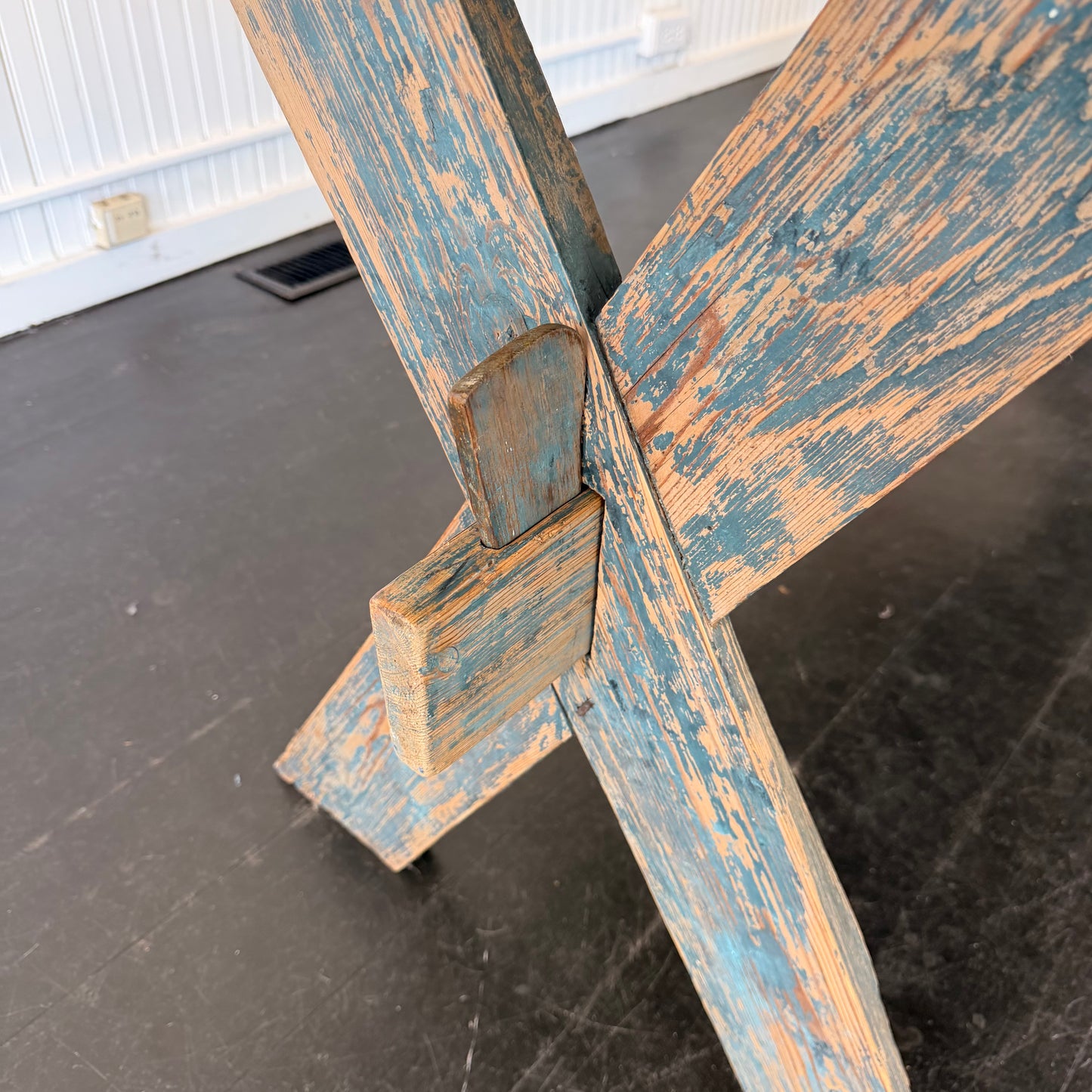 Swedish Trestle Table Vintage