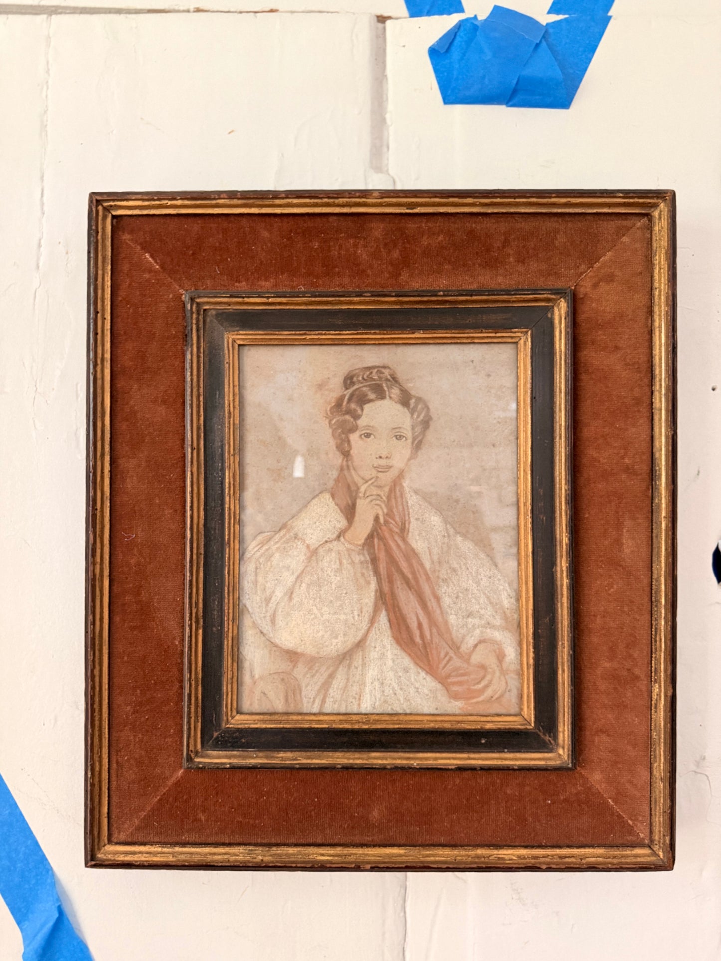 Portrait of a Victorian Lady, Unusual Frame