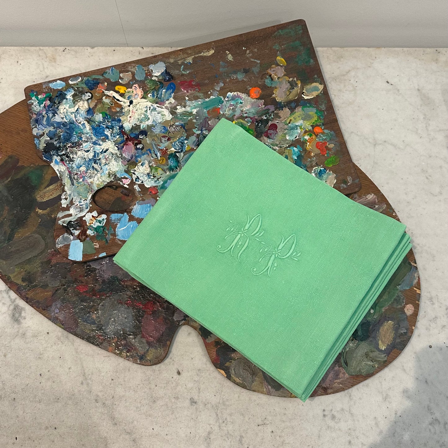 French 19th C napkins. Various sets and colors available.