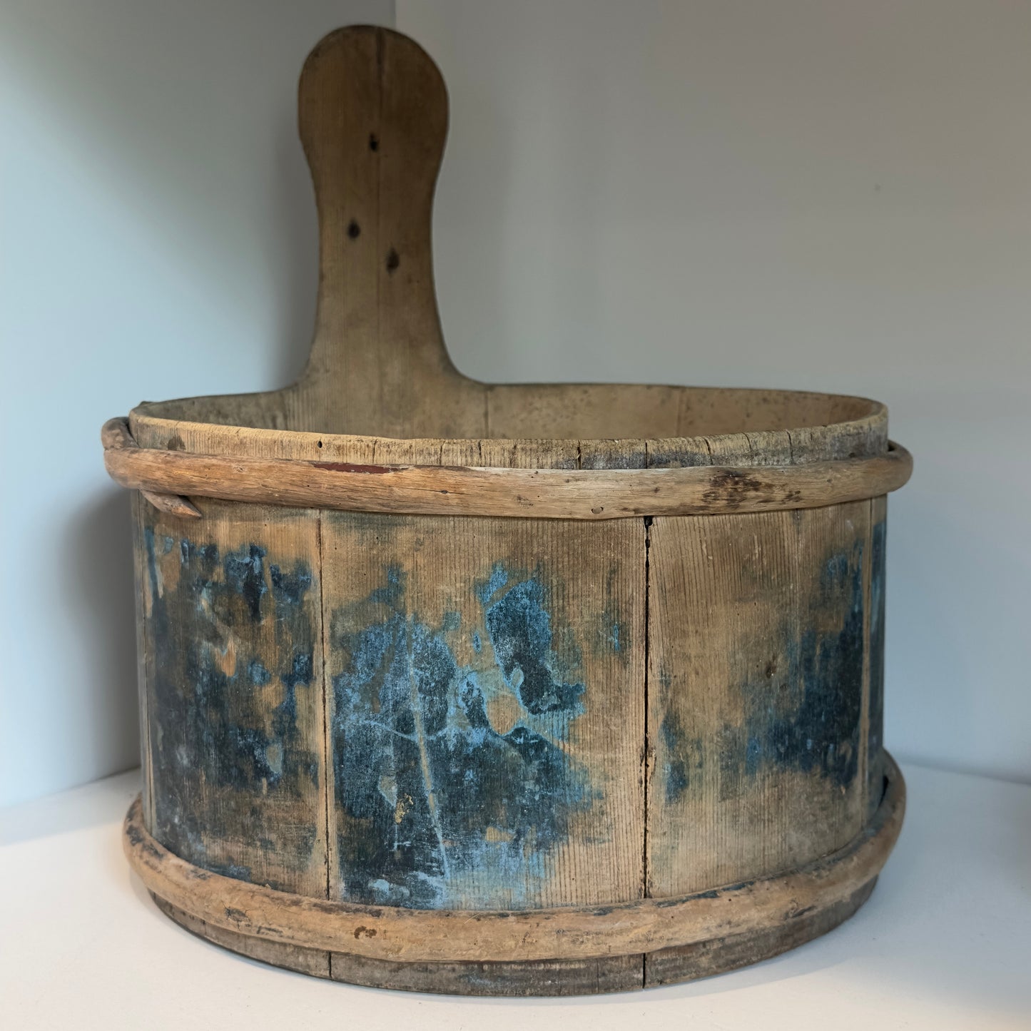 19th C Swedish Grain Scoop or bucket
