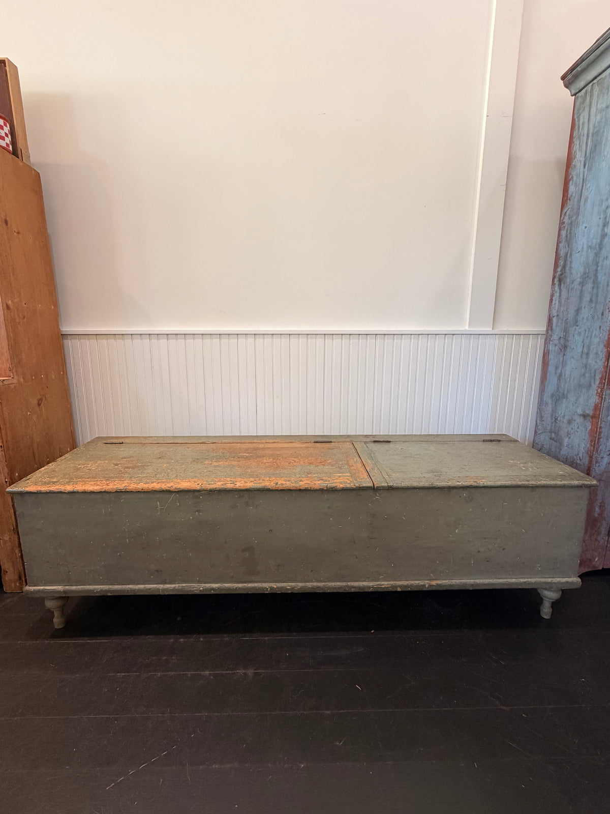 19th Century American Painted Trunk