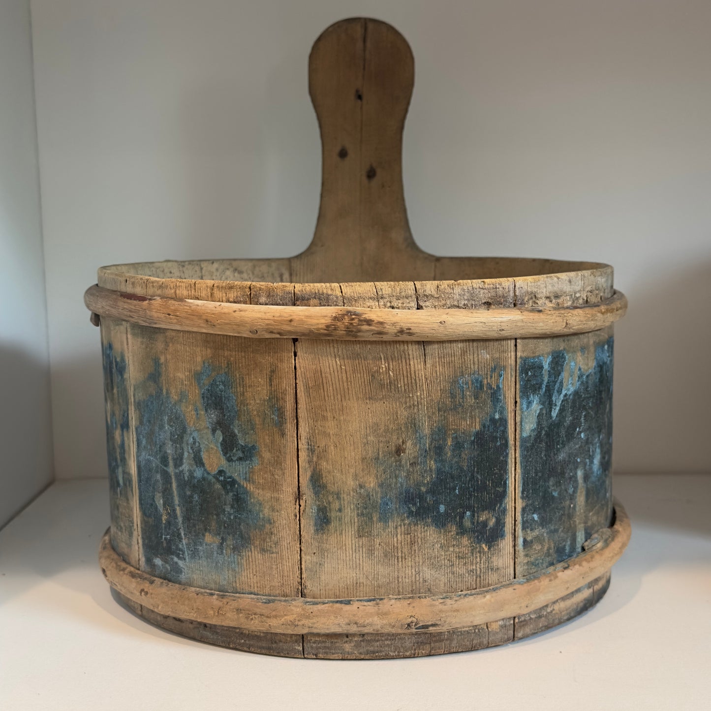 19th C Swedish Grain Scoop or bucket