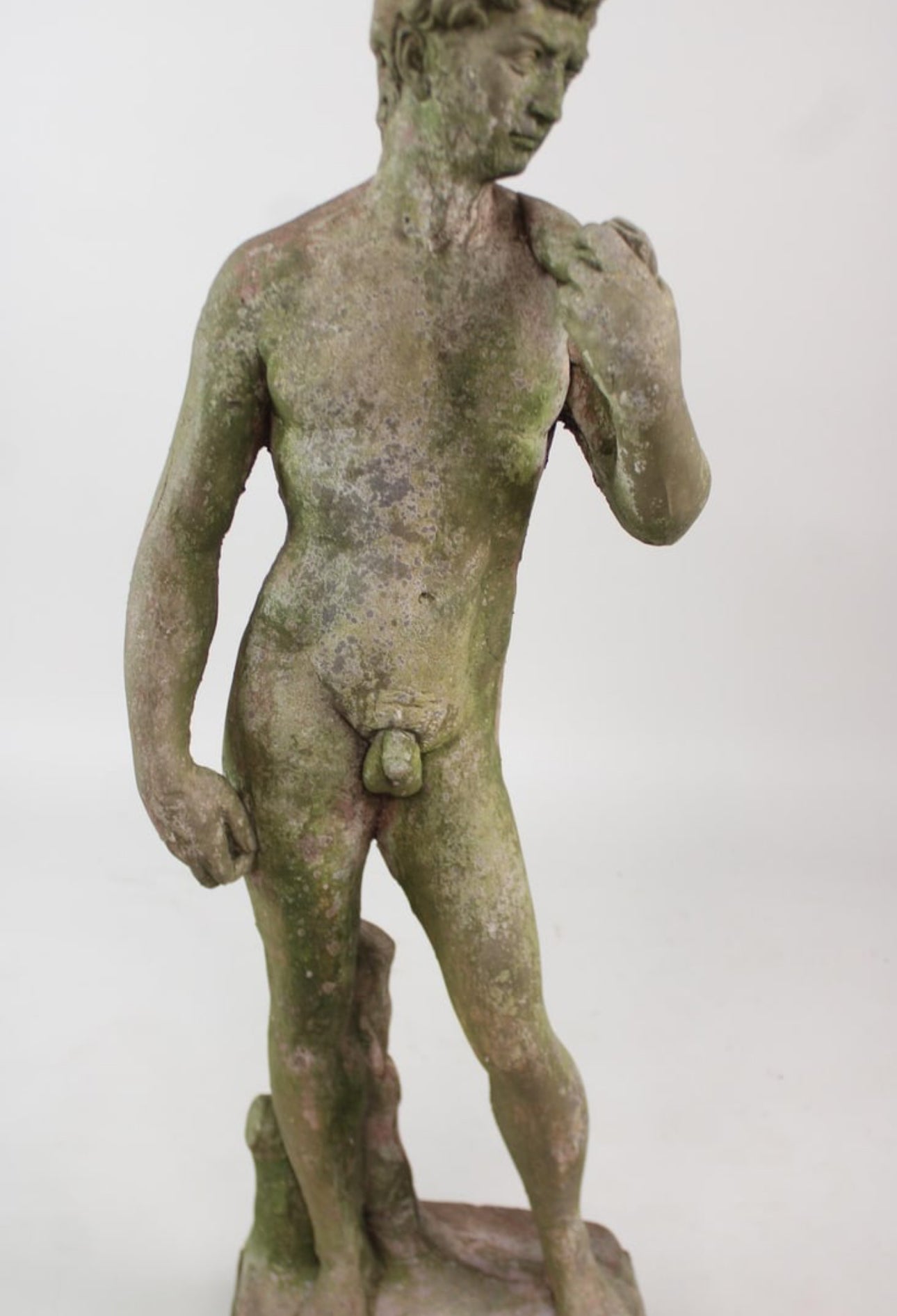 Cast Stone Garden Statue of Michelangelo’s David