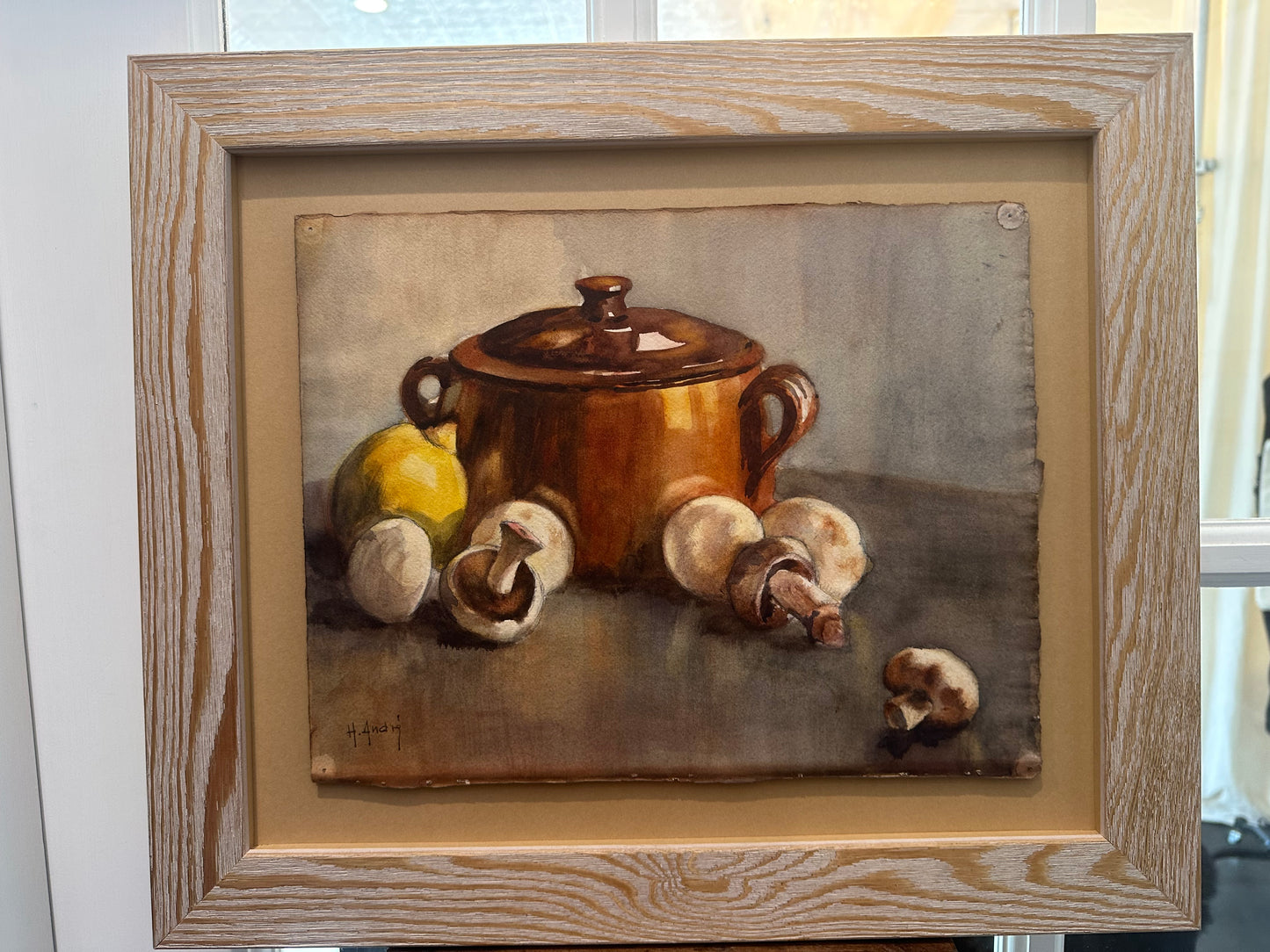 Watercolour Still life, on Paper. French c 1920