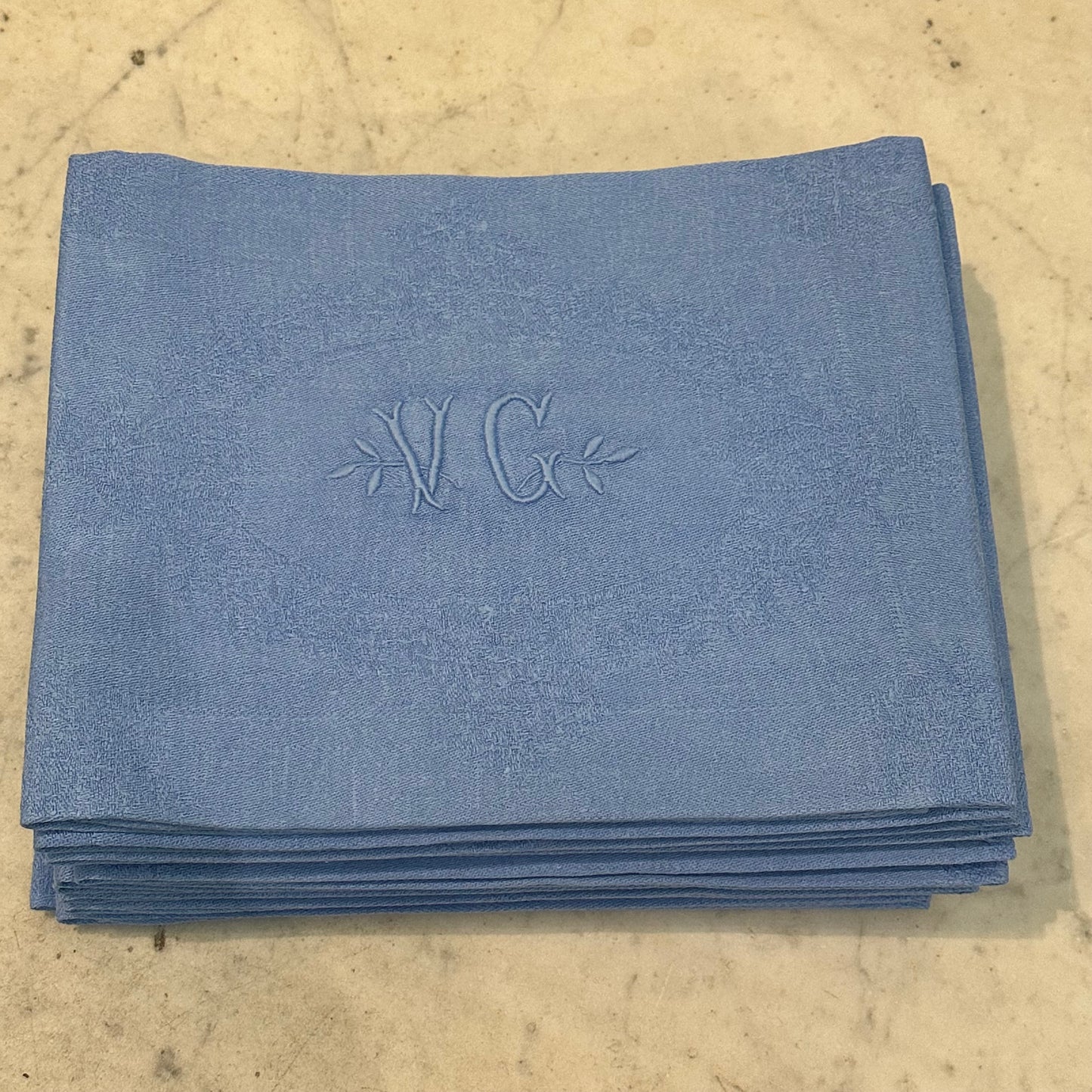 French 19th C napkins. Various sets and colors available.