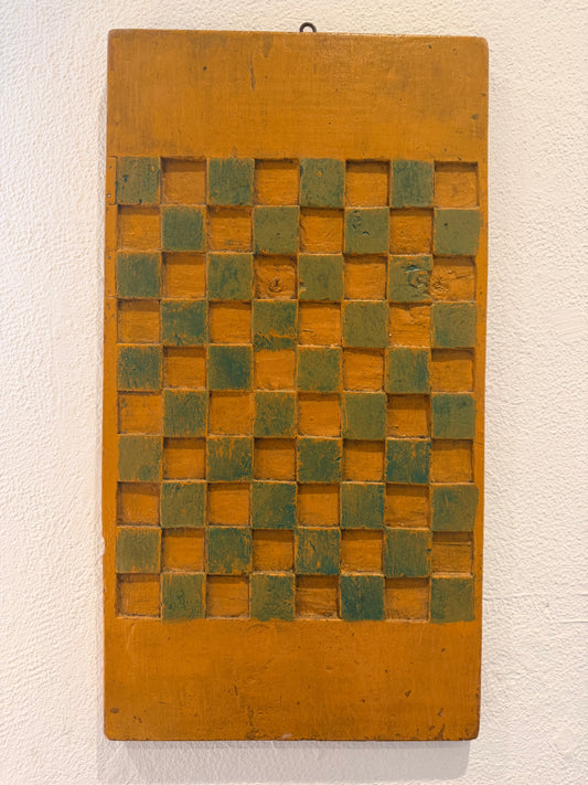 Early American Game Board in Rare Colors