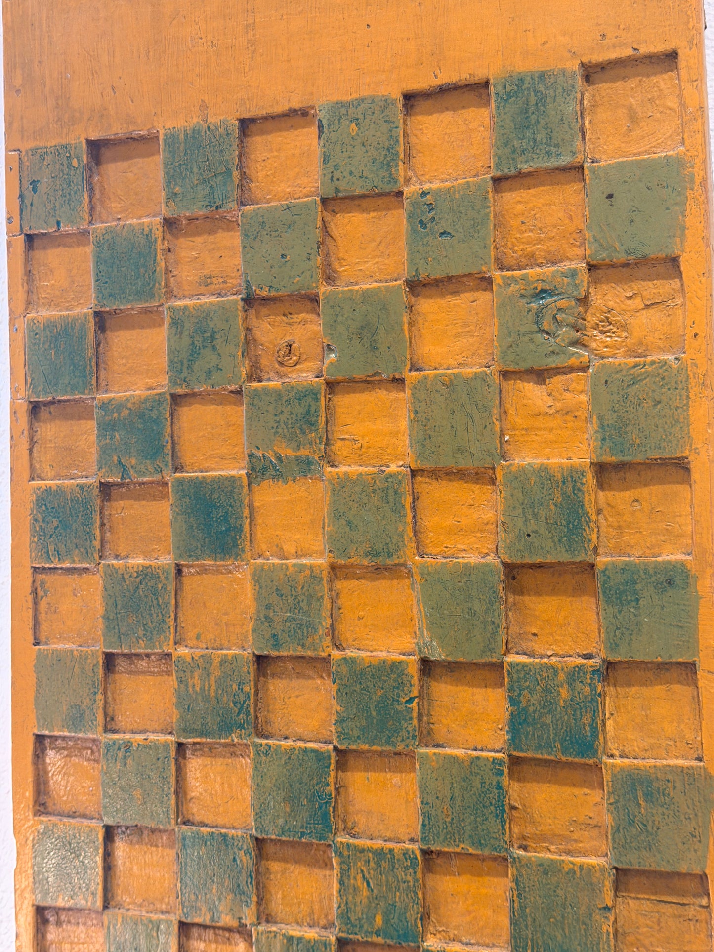 Early American Game Board in Rare Colors