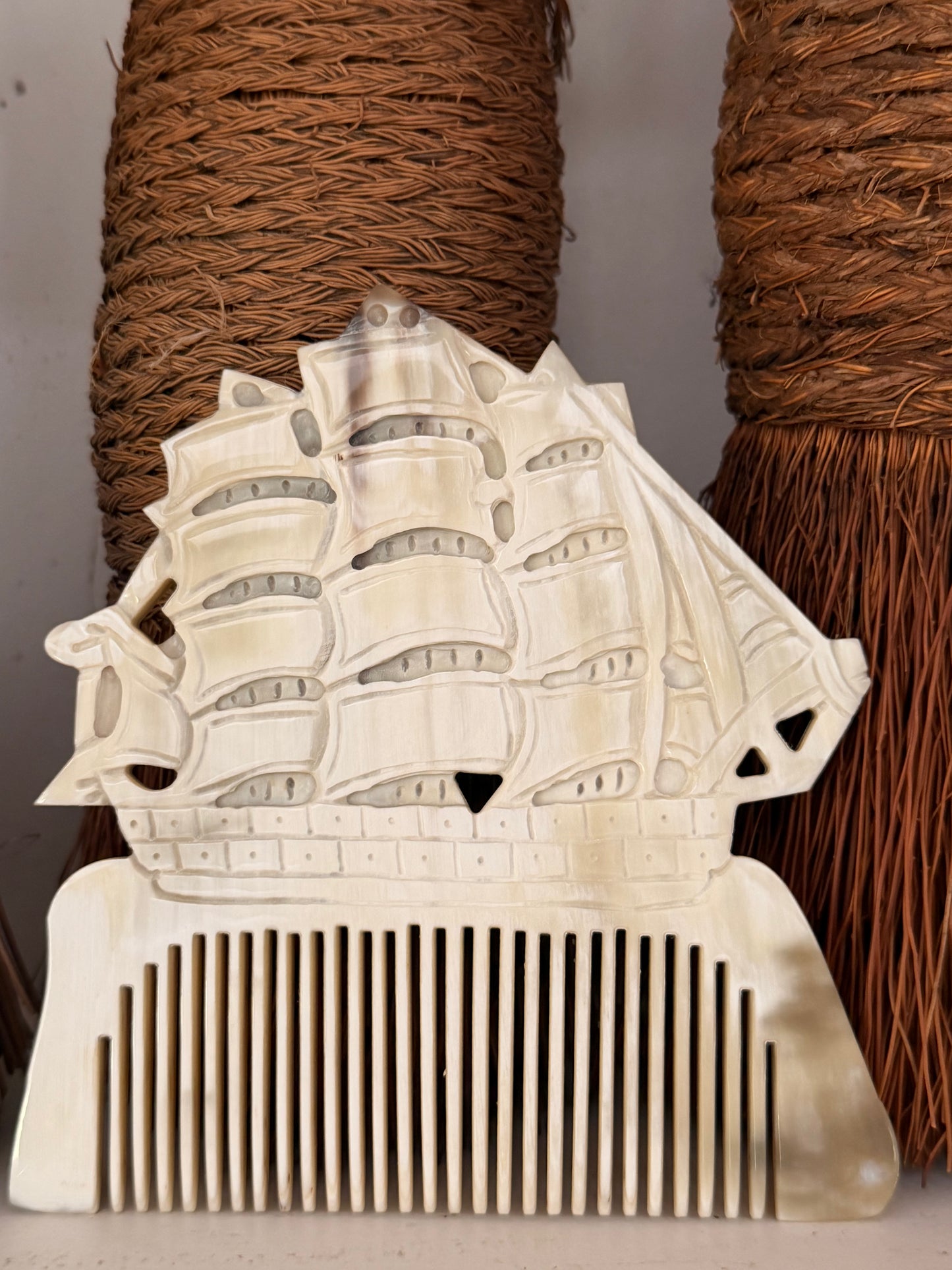 Limited Edition, Hand Made horn hair combs