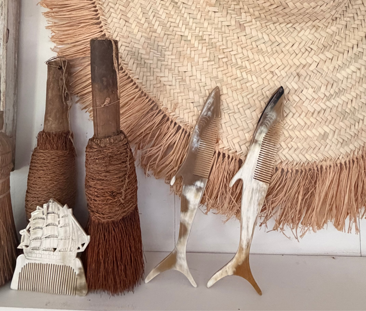 Limited Edition, Hand Made horn hair combs