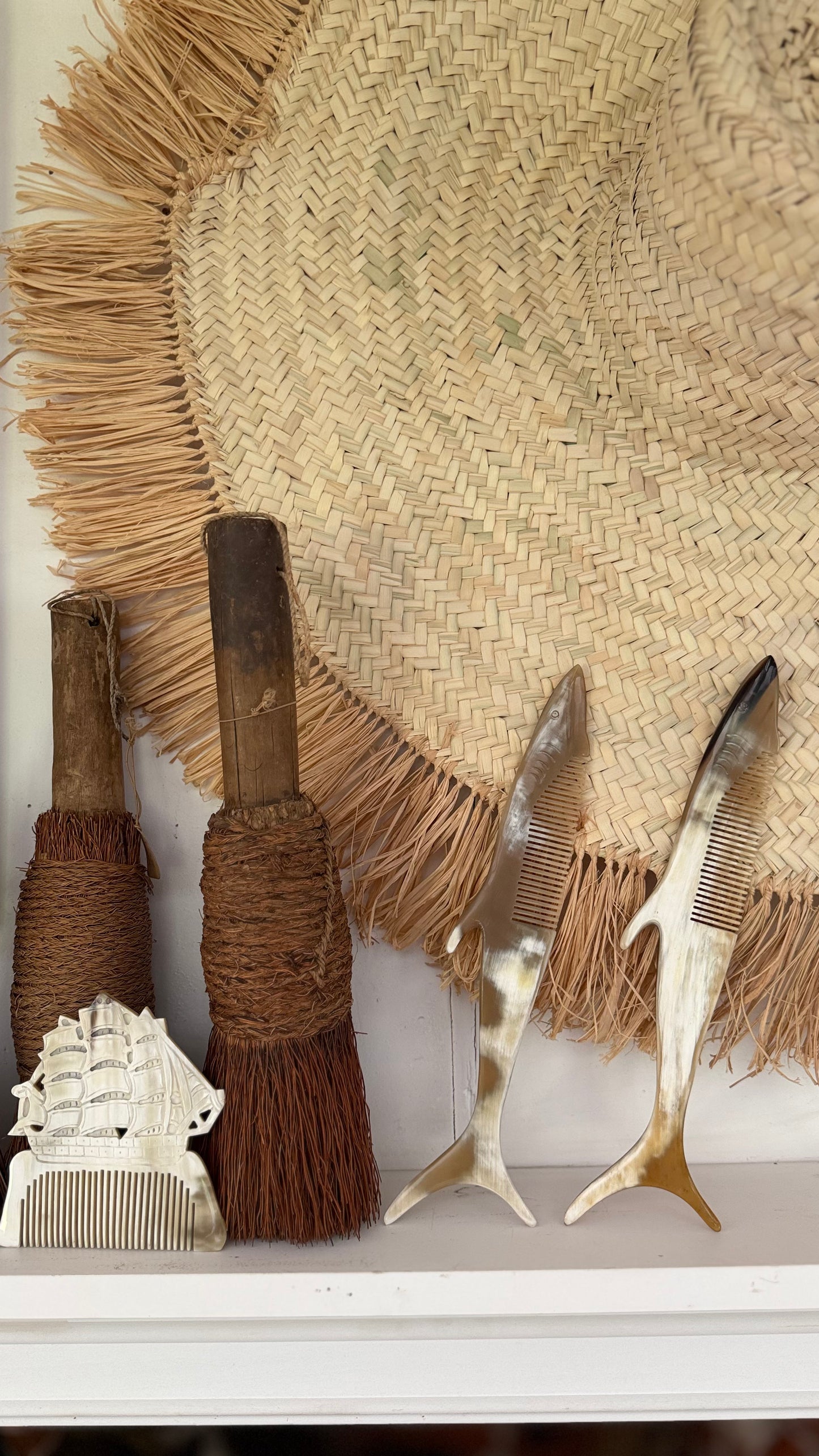 Limited Edition, Hand Made horn hair combs